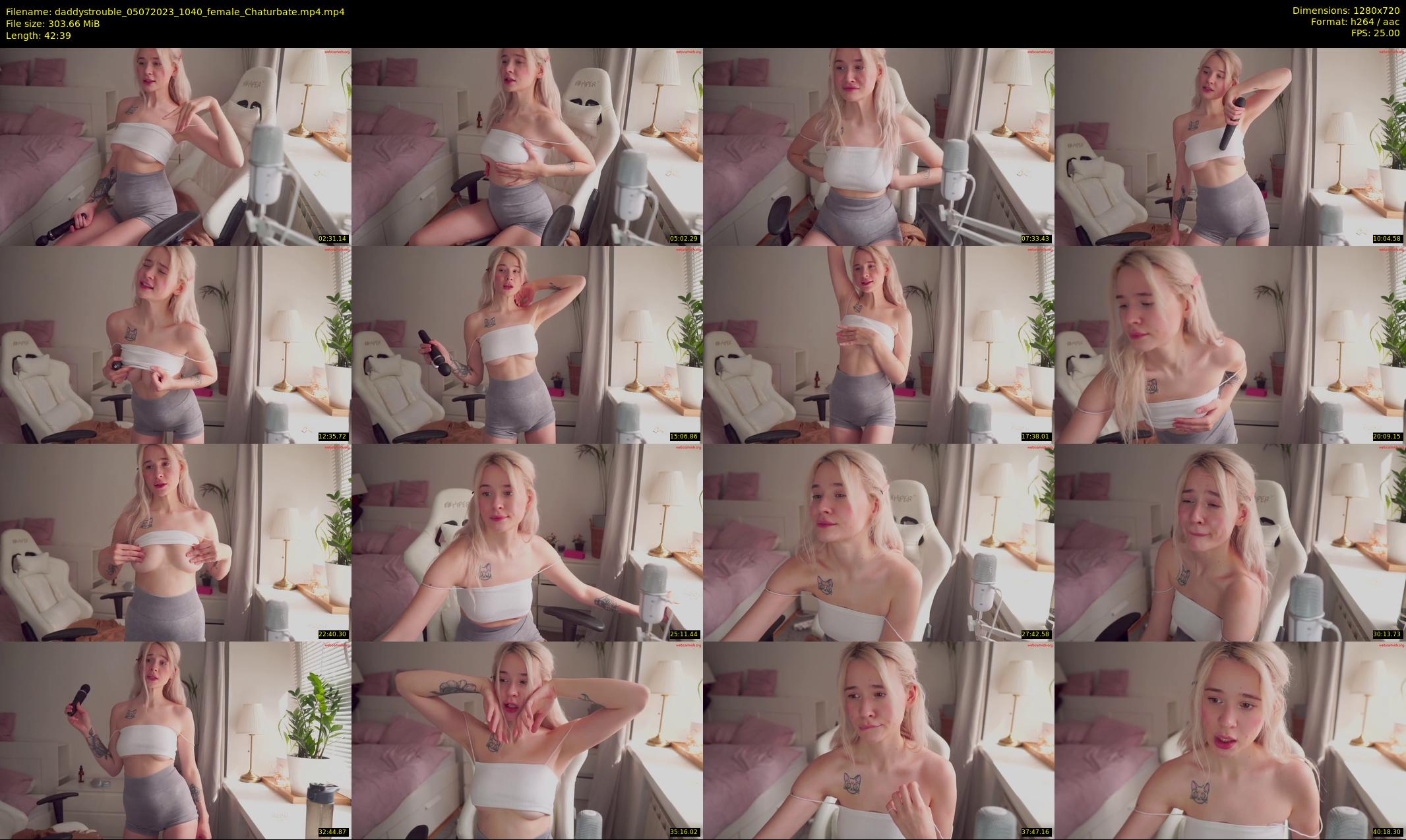 daddystrouble — 43 minute Chaturbate female cam show recording, 720p, Jul 5, 2023