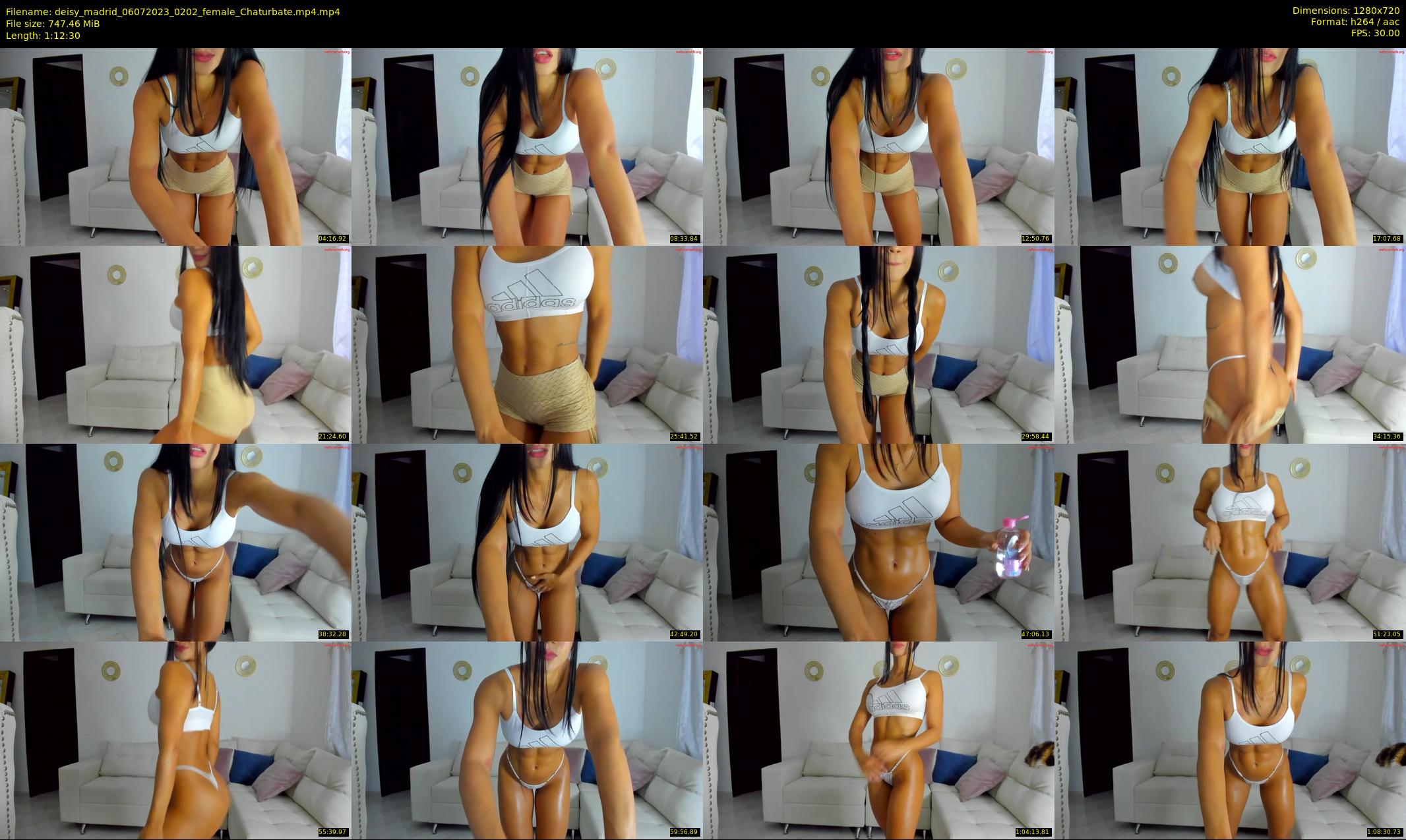 deisy_madrid — 73 minute Chaturbate female cam show recording, 720p, Jul 6, 2023