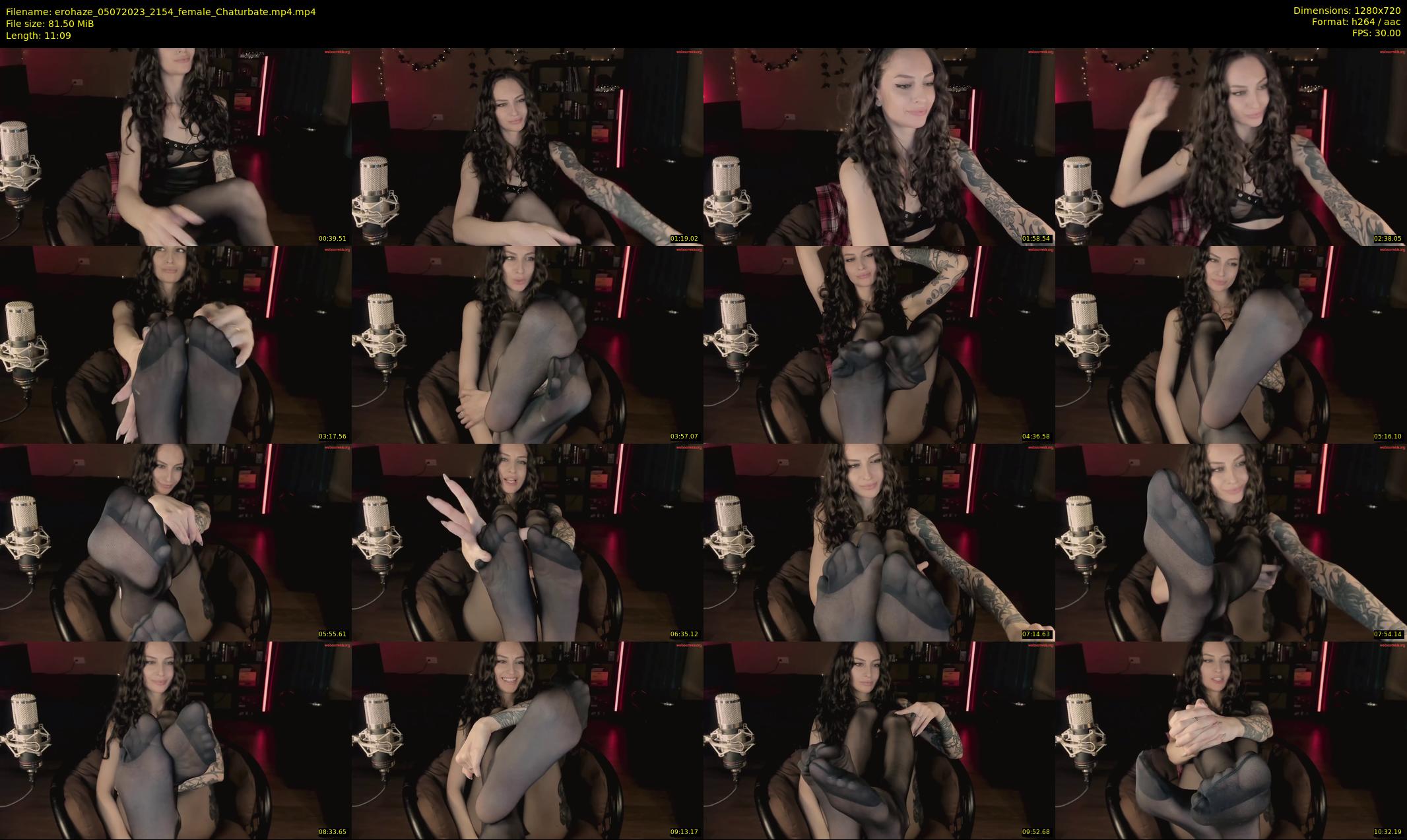 erohaze — 12 minute Chaturbate female cam show recording, 720p, Jul 5, 2023