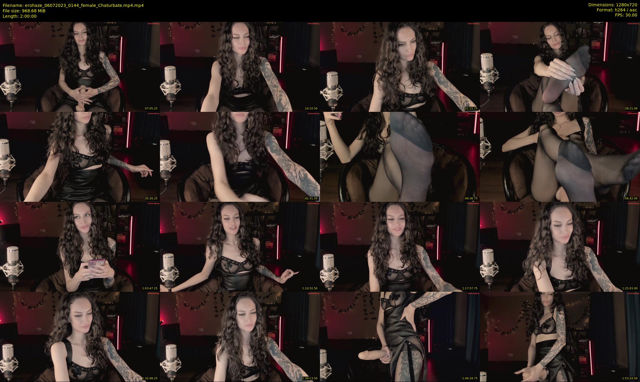erohaze — 120 minute Chaturbate female cam show recording, 720p, Jul 6, 2023
