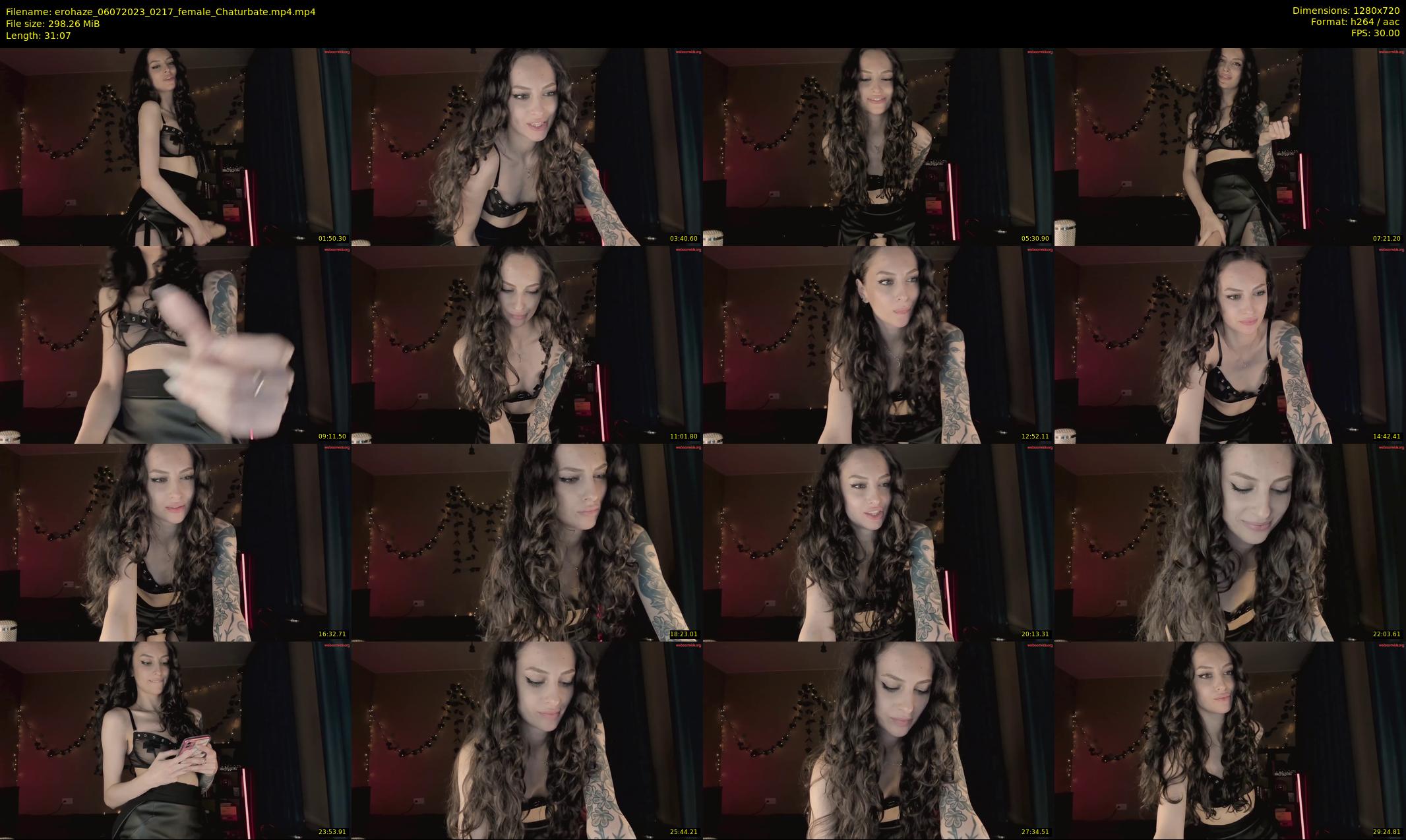 erohaze — 32 minute Chaturbate female cam show recording, 720p, Jul 6, 2023