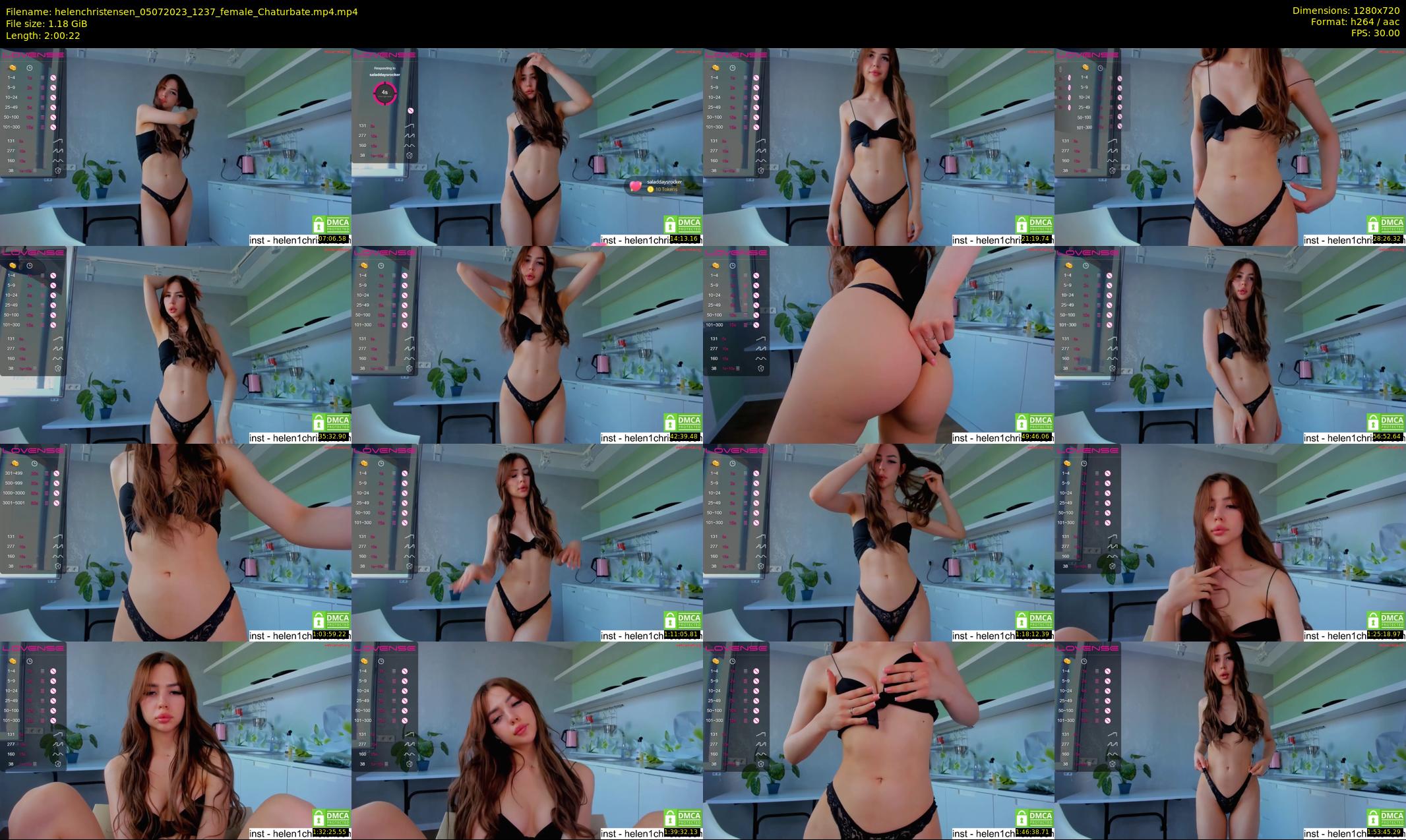 helenchristensen — 121 minute Chaturbate female cam show recording, 720p, Jul 5, 2023