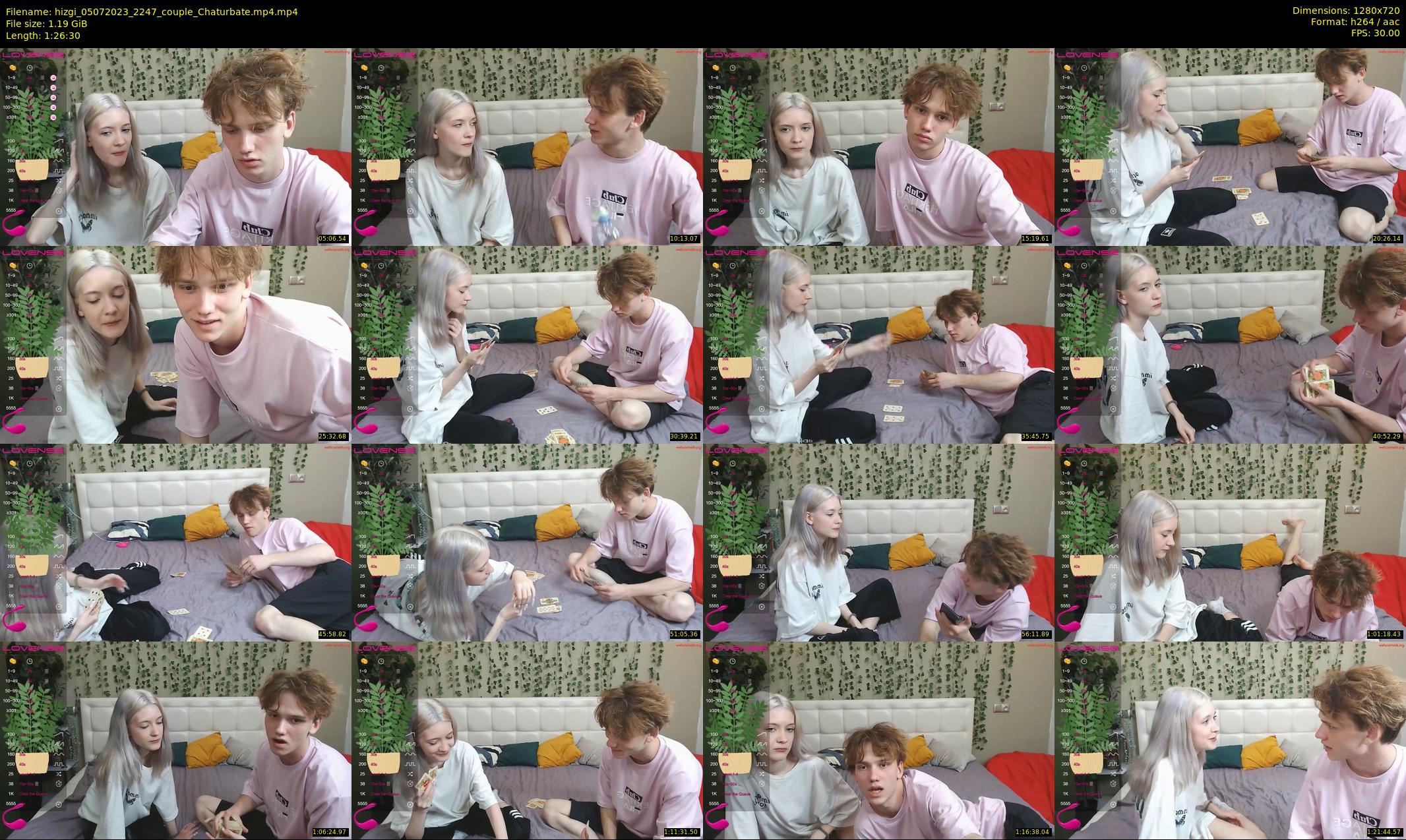 hizgi — 87 minute Chaturbate couple cam show recording, 720p, Jul 5, 2023