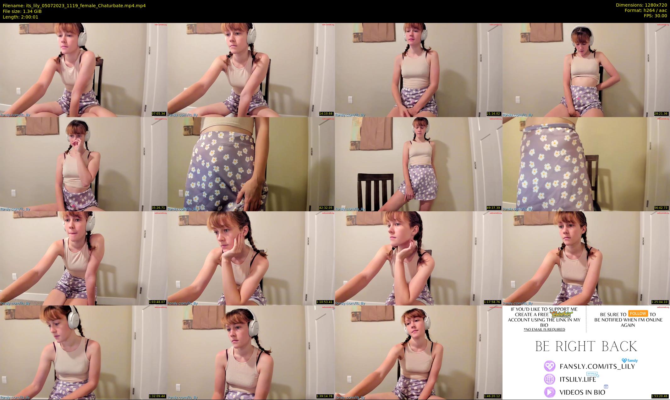 its_lily — 121 minute Chaturbate female cam show recording, 720p, Jul 5, 2023