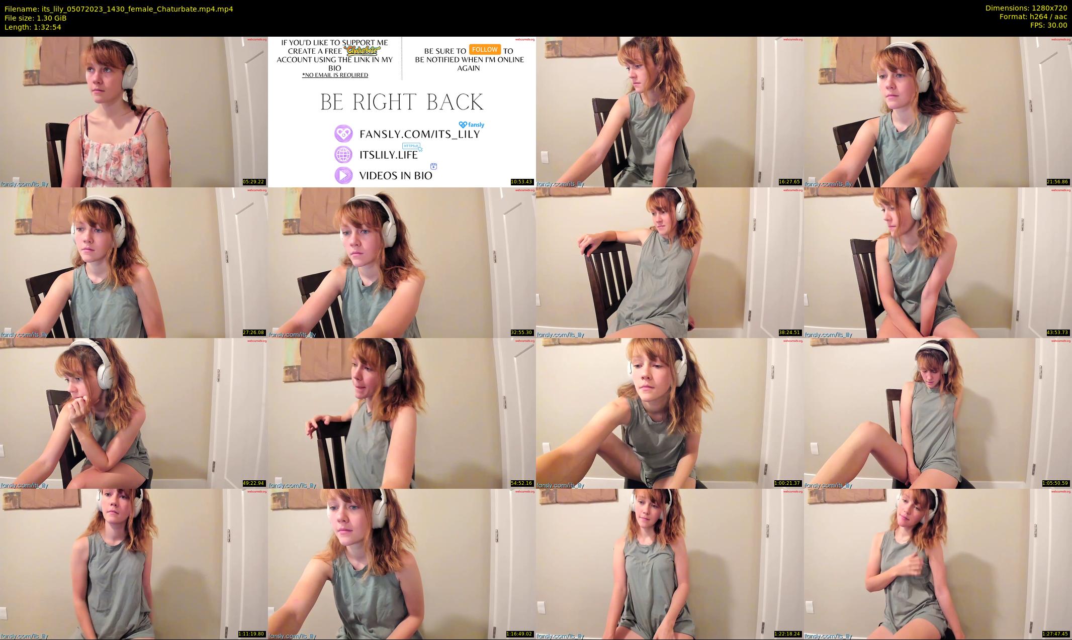 its_lily — 93 minute Chaturbate female cam show recording, 720p, Jul 5, 2023