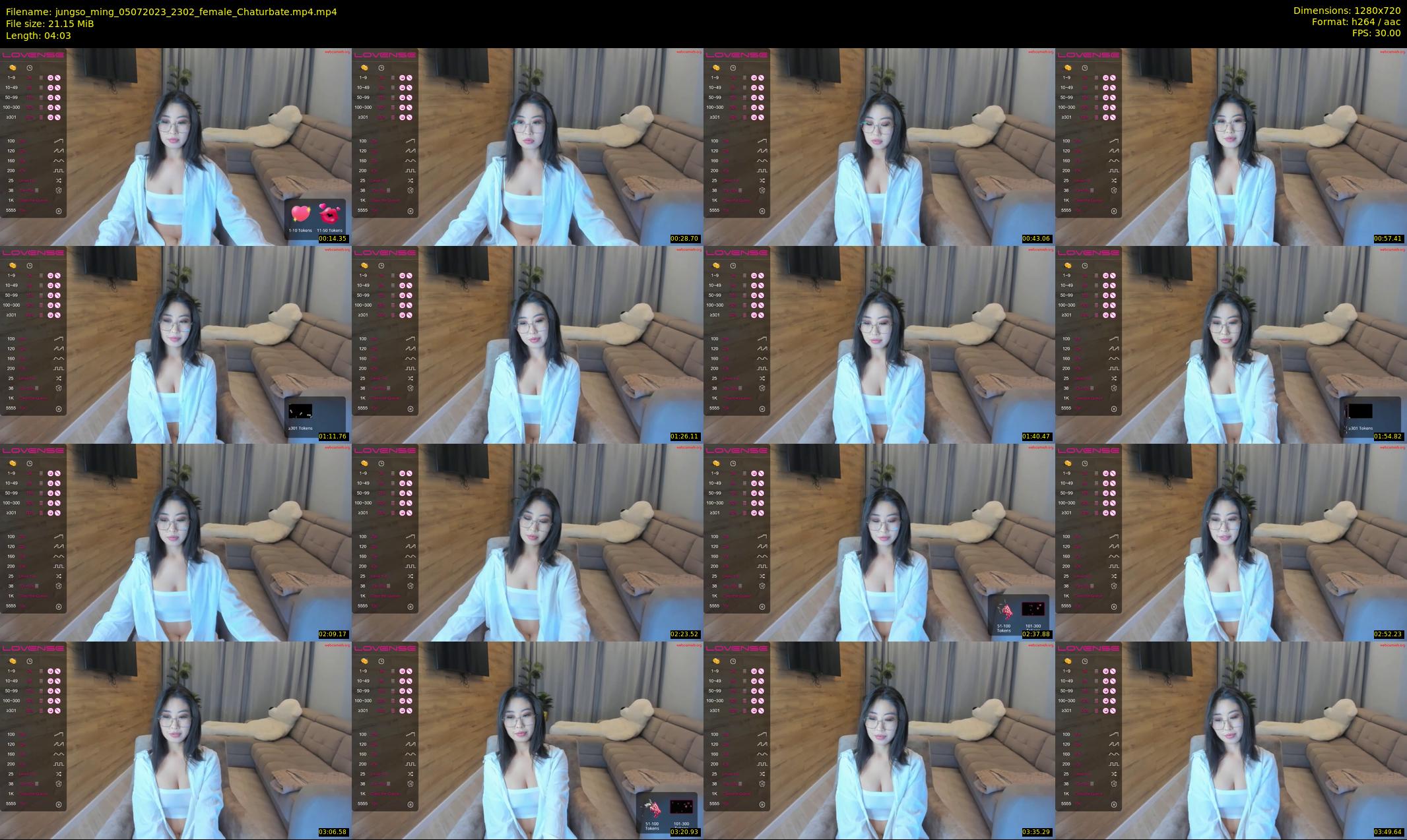 jungso_ming — 5 minute Chaturbate female cam show recording, 720p, Jul 5, 2023