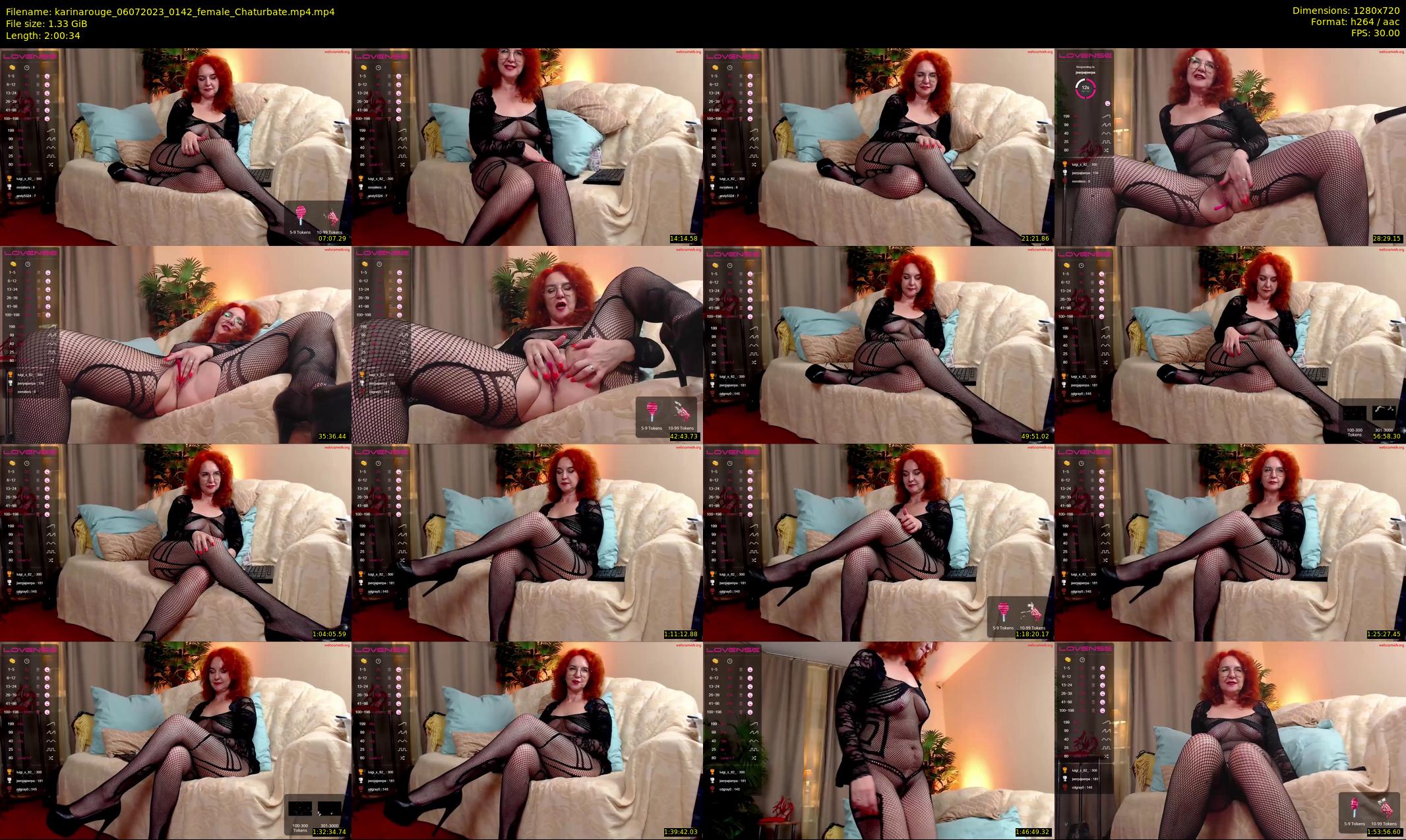 karinarouge — 121 minute Chaturbate female cam show recording, 720p, Jul 6, 2023