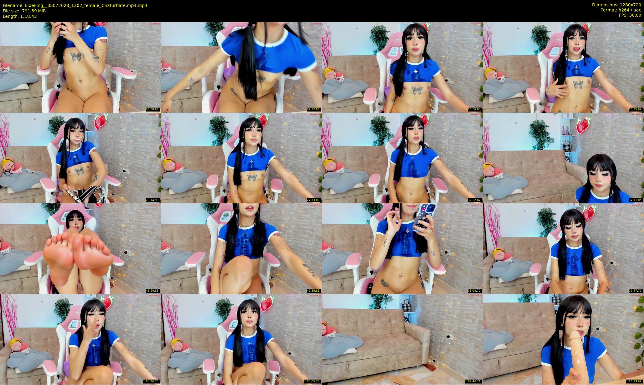 kloeking_ — 79 minute Chaturbate female cam show recording, 720p, Jul 5, 2023