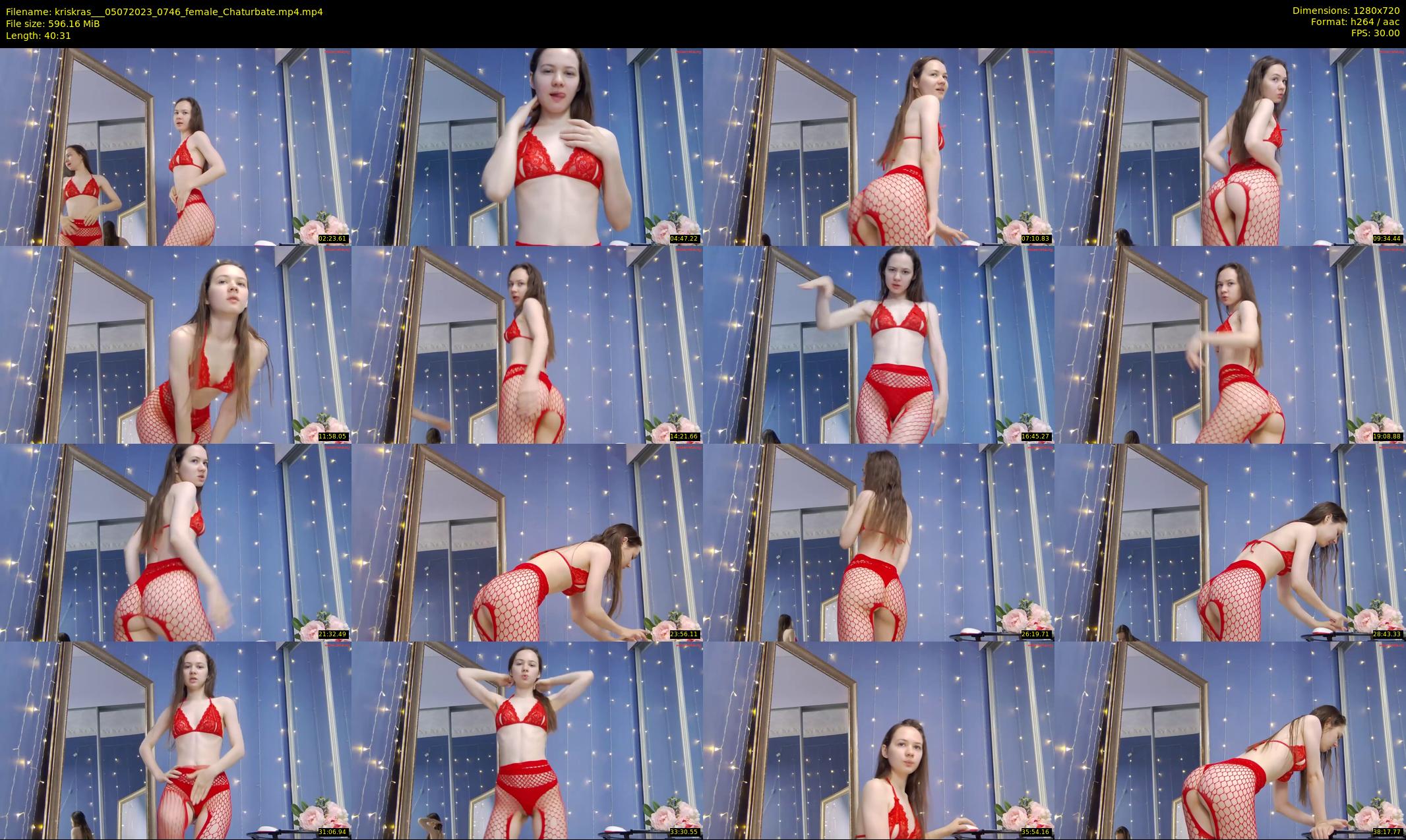 kriskras__ — 41 minute Chaturbate female cam show recording, 720p, Jul 5, 2023