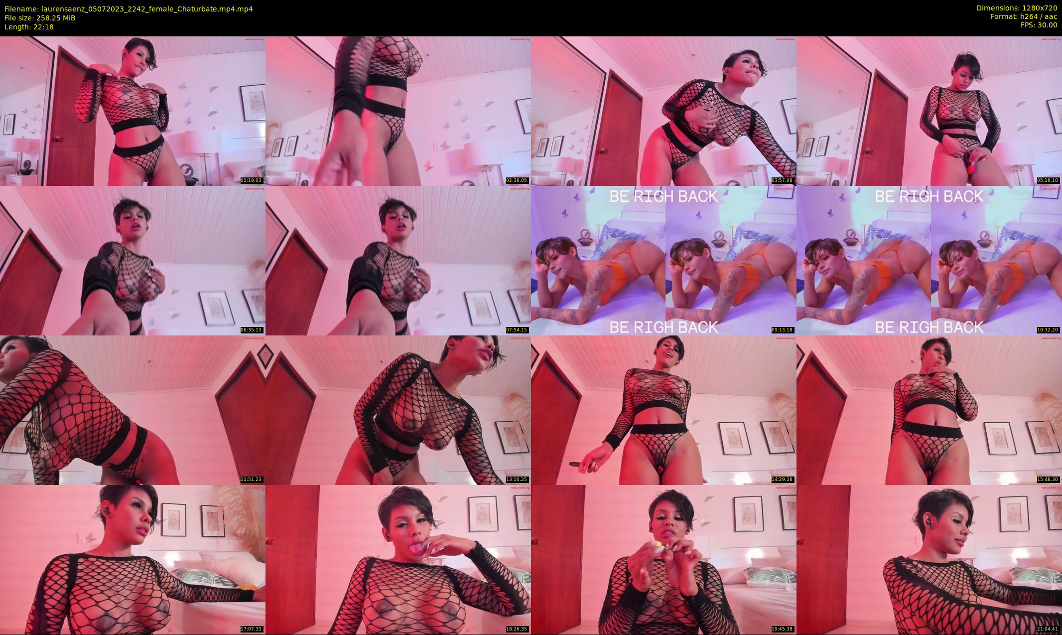 laurensaenz — 23 minute Chaturbate female cam show recording, 720p, Jul 5, 2023
