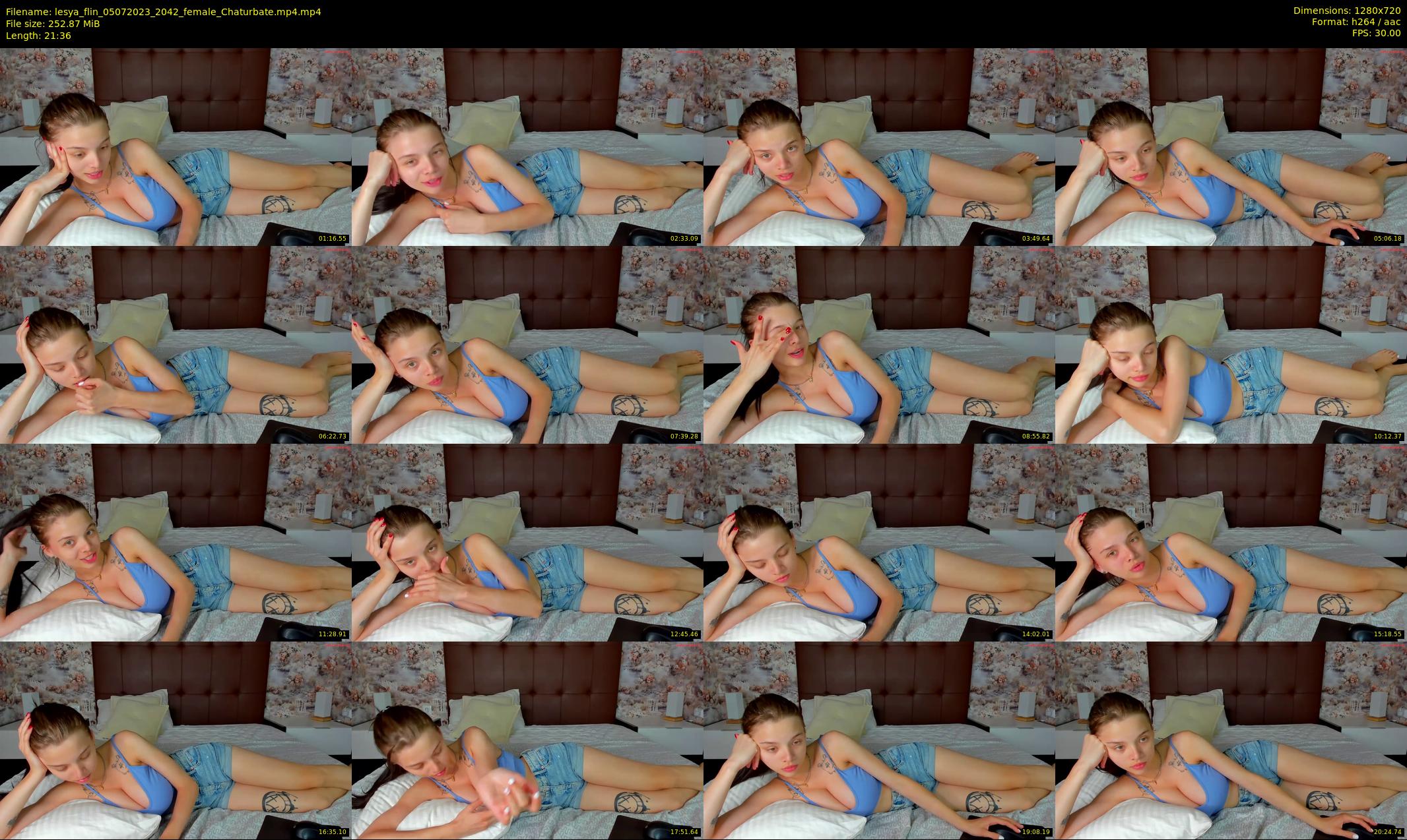 lesya_flin — 22 minute Chaturbate female cam show recording, 720p, Jul 5, 2023