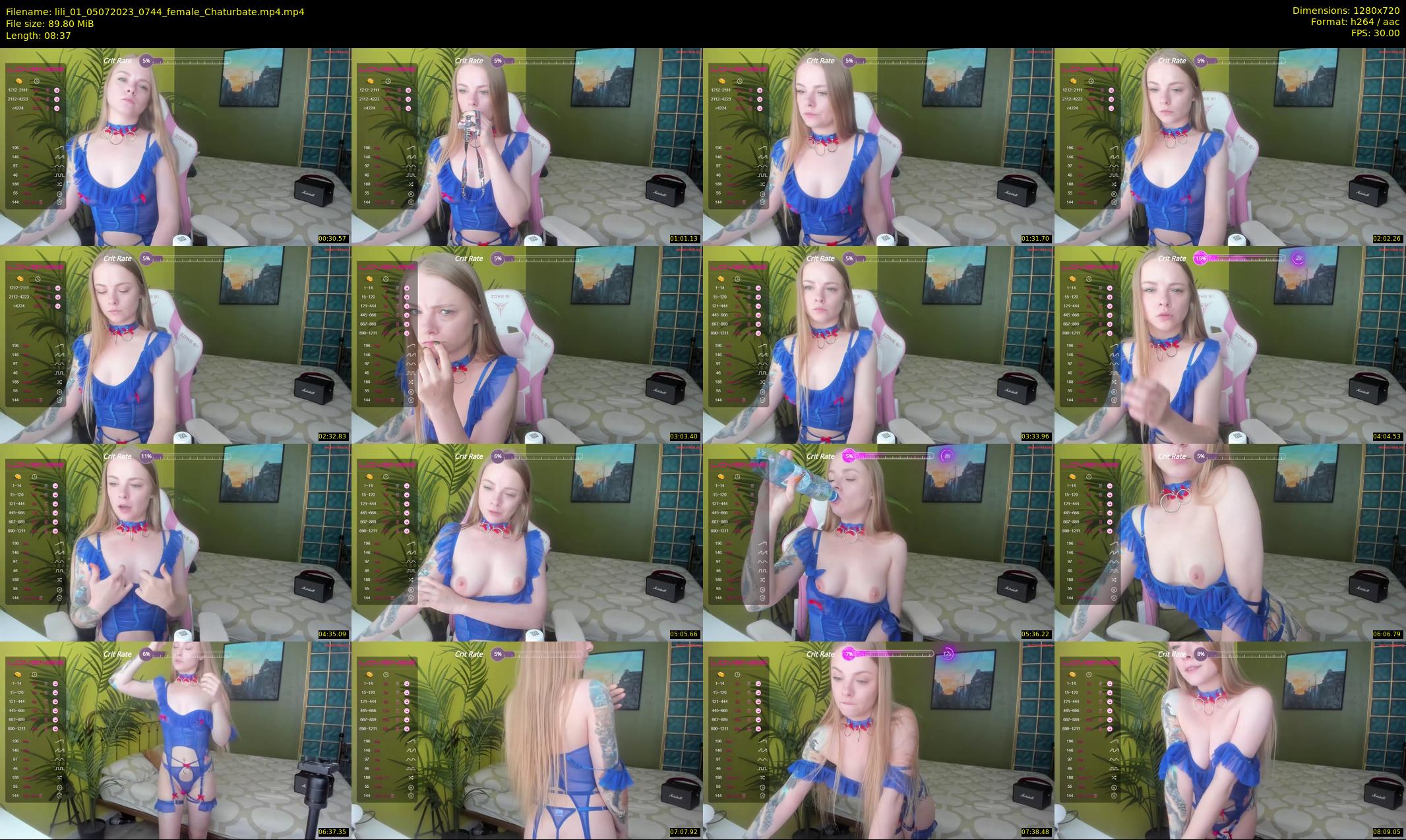lili_01 — 9 minute Chaturbate female cam show recording, 720p, Jul 5, 2023