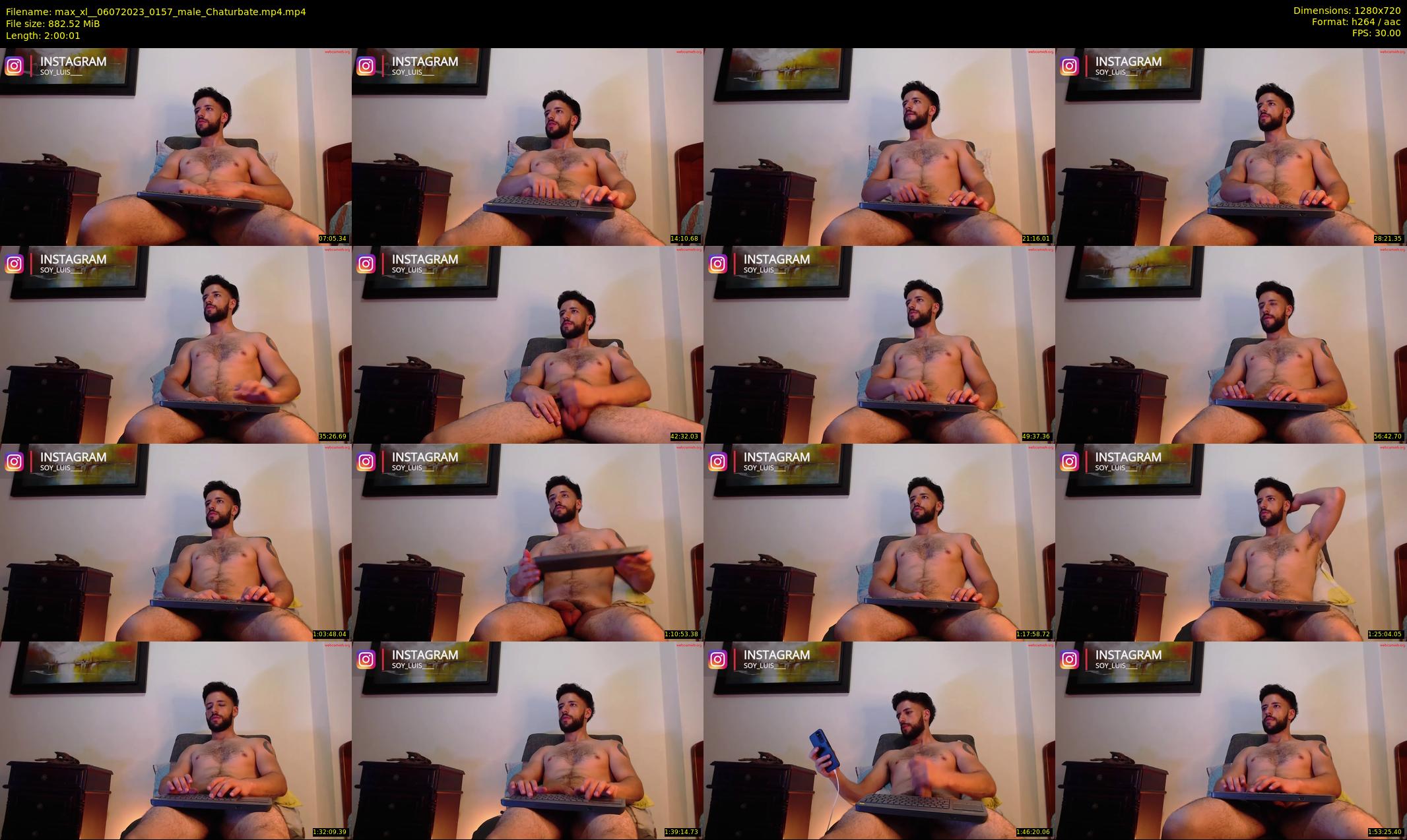 max_xl_ — 121 minute Chaturbate male cam show recording, 720p, Jul 6, 2023