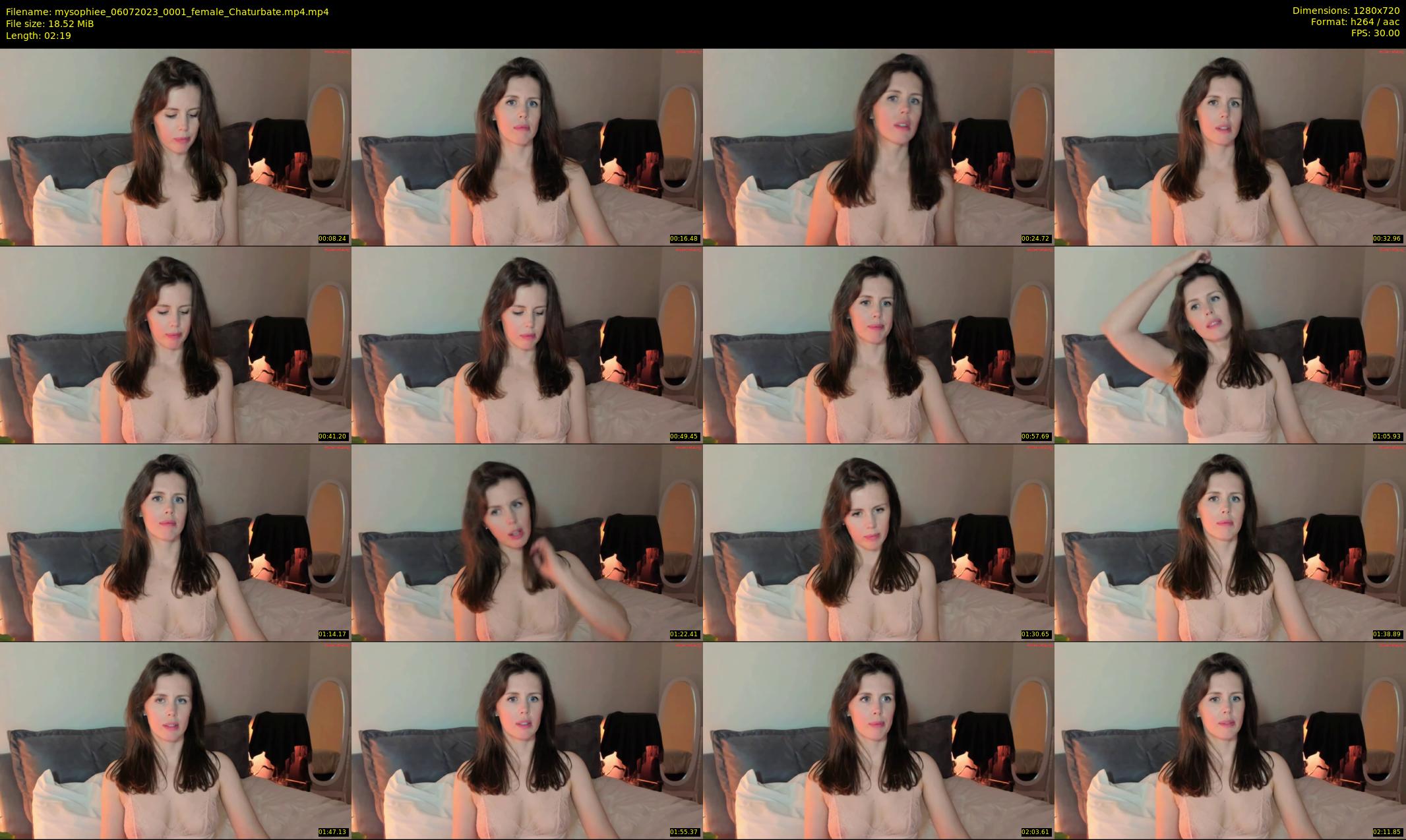 mysophiee — 3 minute Chaturbate female cam show recording, 720p, Jul 6, 2023