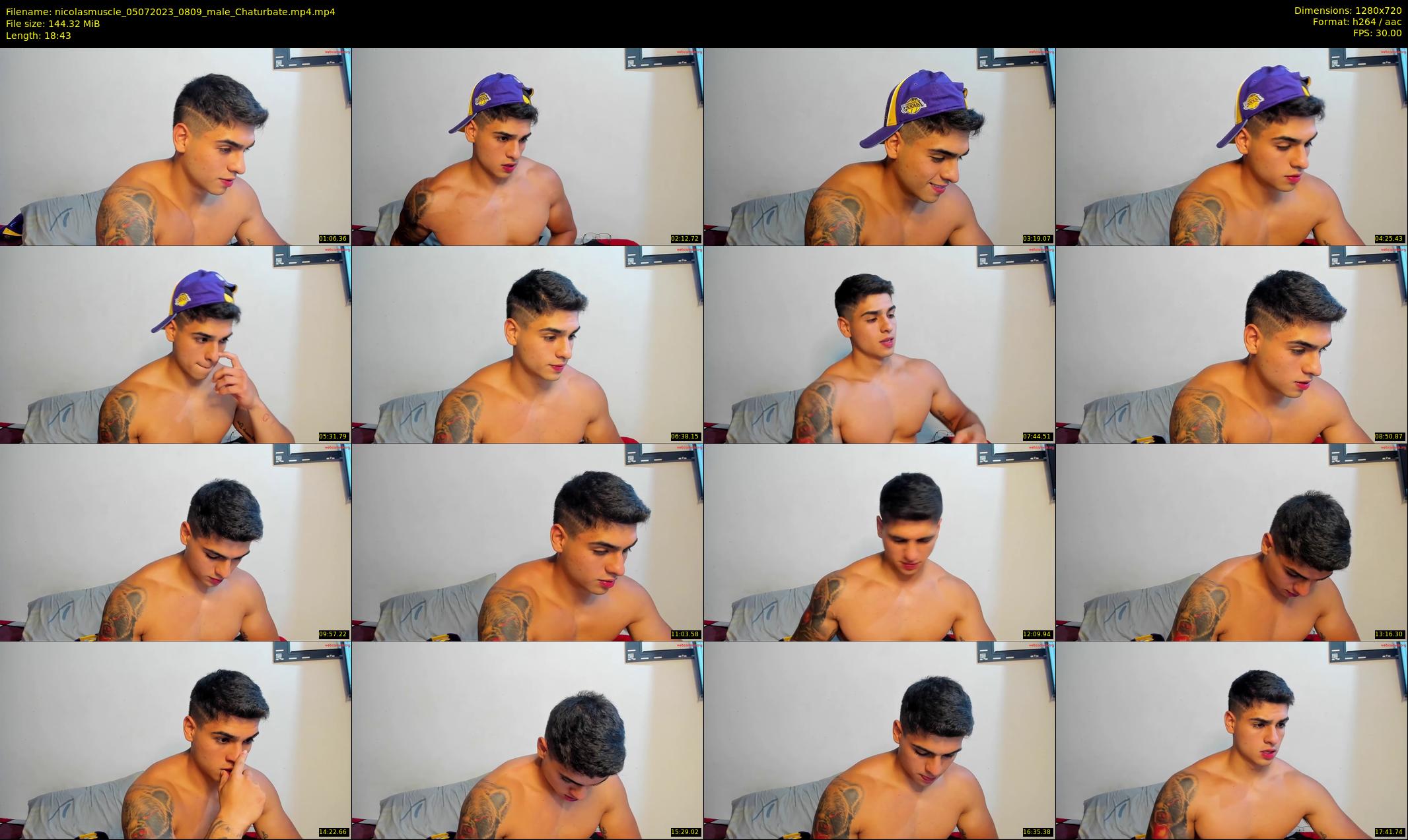 nicolasmuscle — 19 minute Chaturbate male cam show recording, 720p, Jul 5, 2023