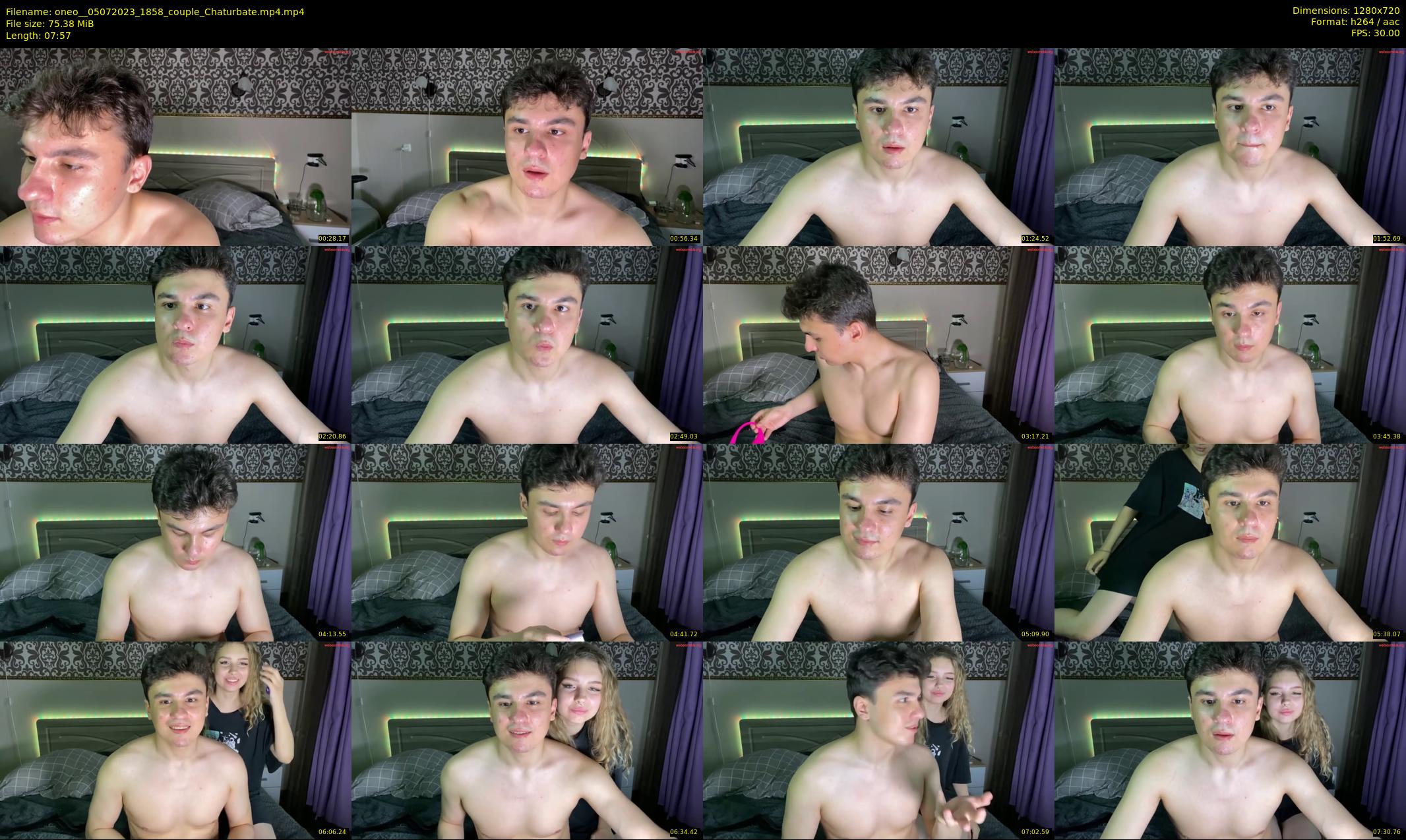 oneo_ — 8 minute Chaturbate couple cam show recording, 720p, Jul 5, 2023
