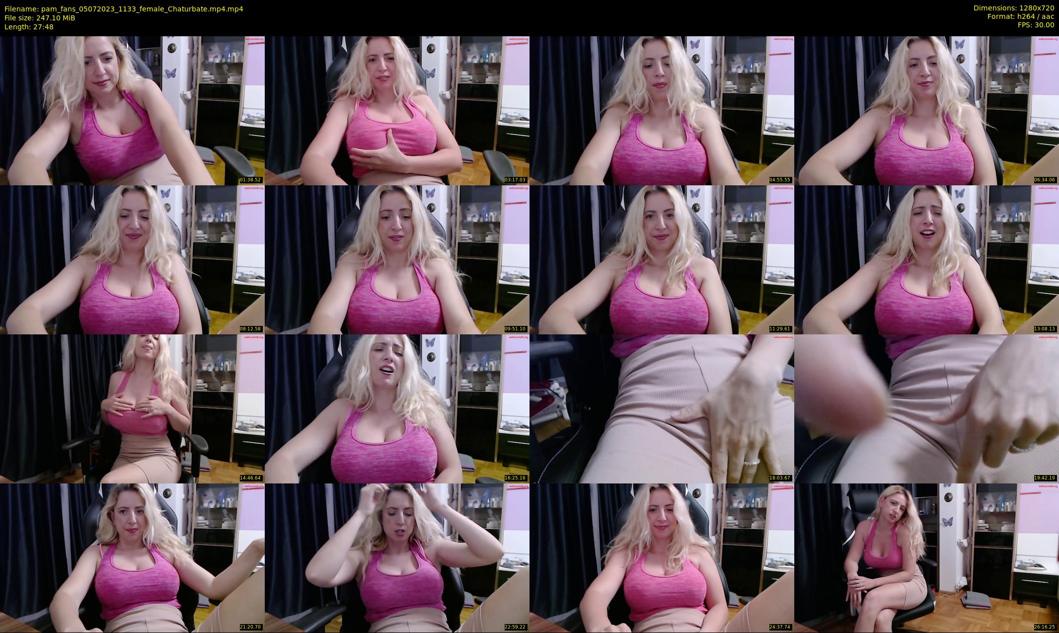 pam_fans — 28 minute Chaturbate female cam show recording, 720p, Jul 5, 2023