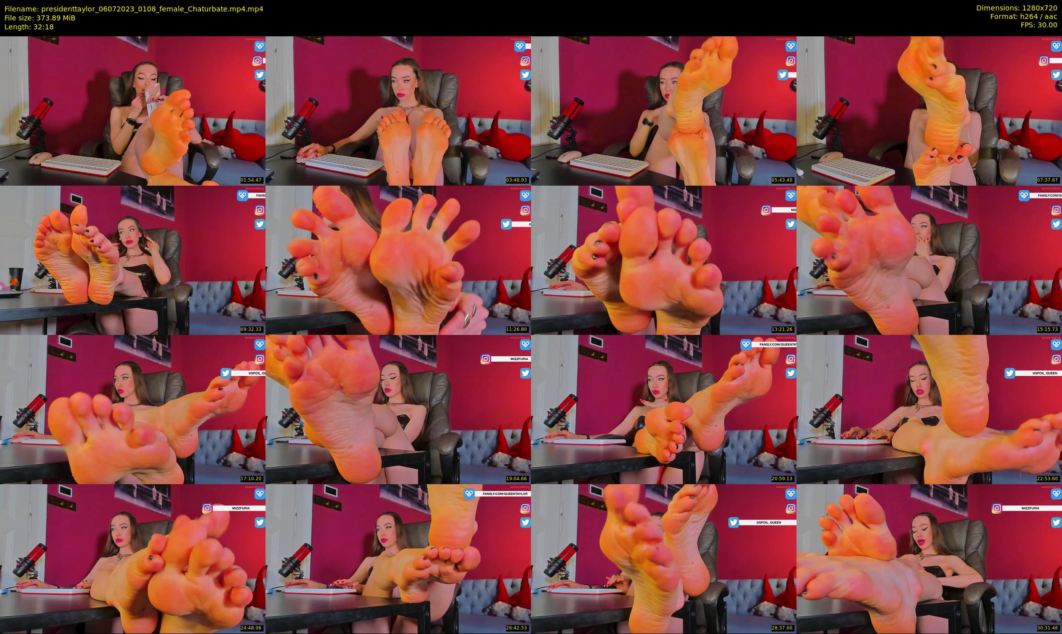 presidenttaylor — 33 minute Chaturbate female cam show recording, 720p, Jul 6, 2023
