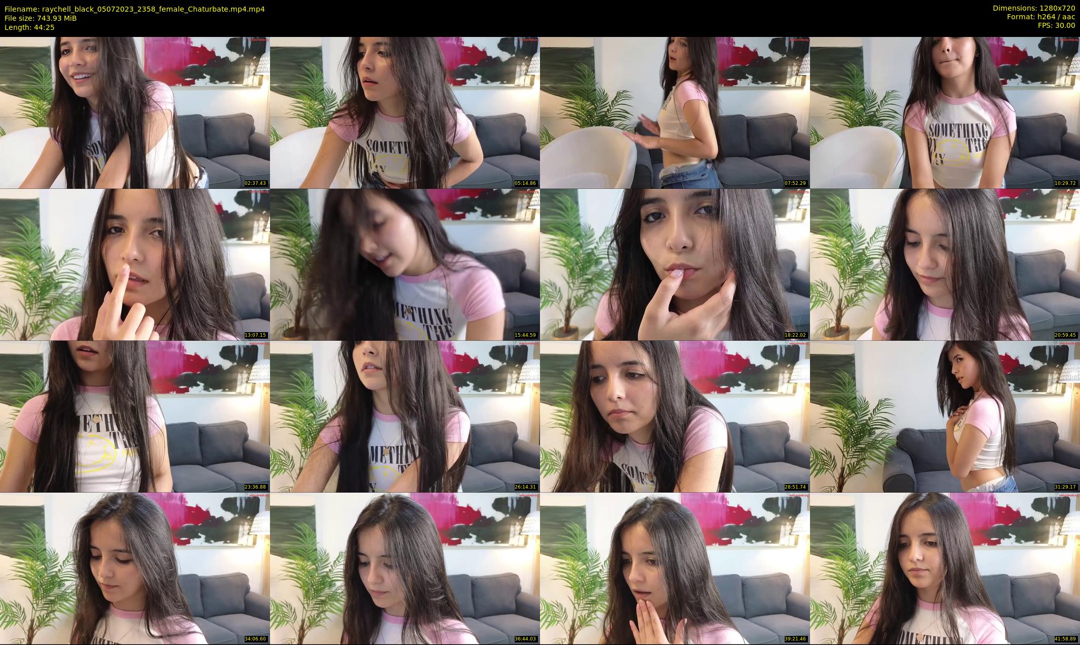 raychell_black — 45 minute Chaturbate female cam show recording, 720p, Jul 5, 2023