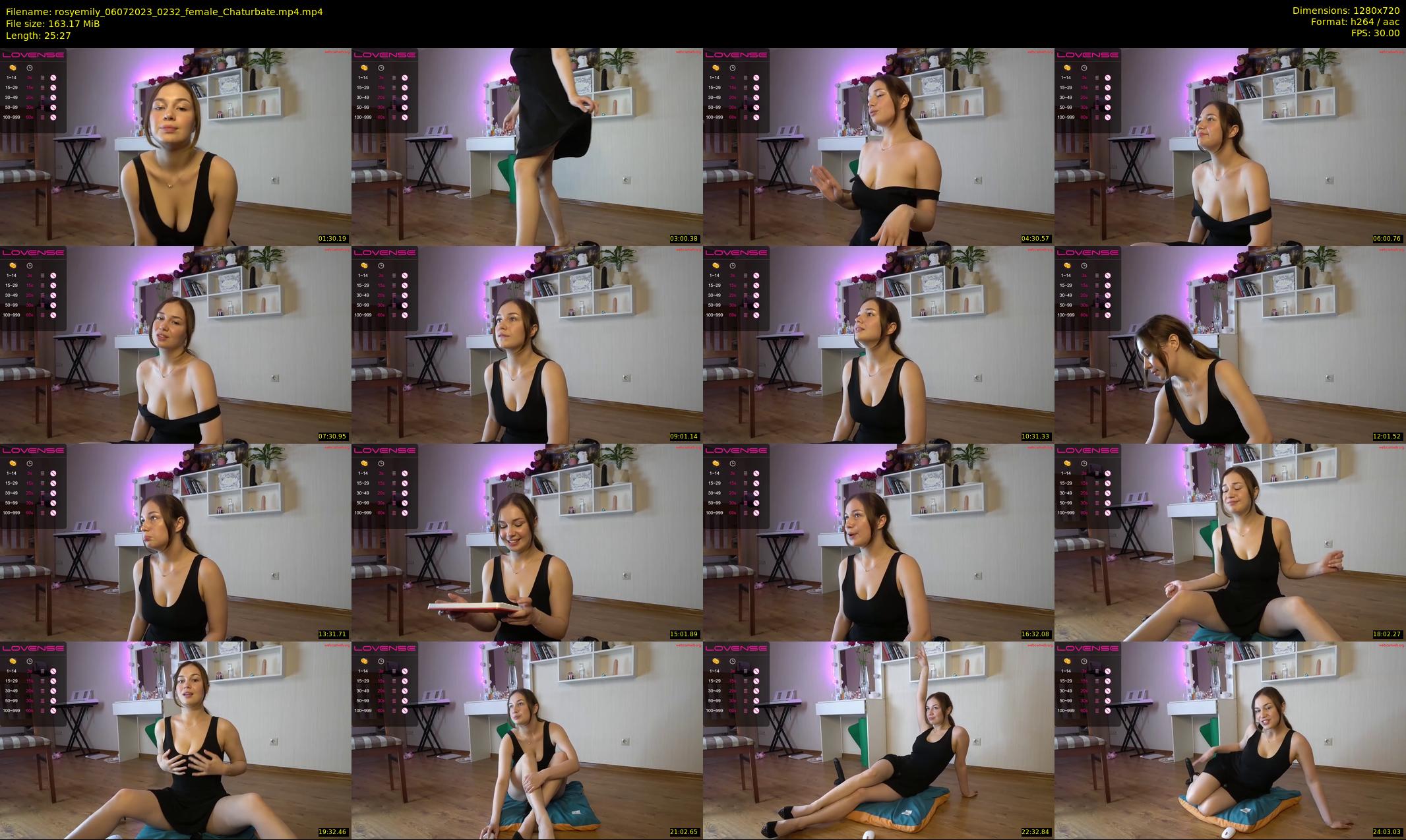 rosyemily — 26 minute Chaturbate female cam show recording, 720p, Jul 6, 2023