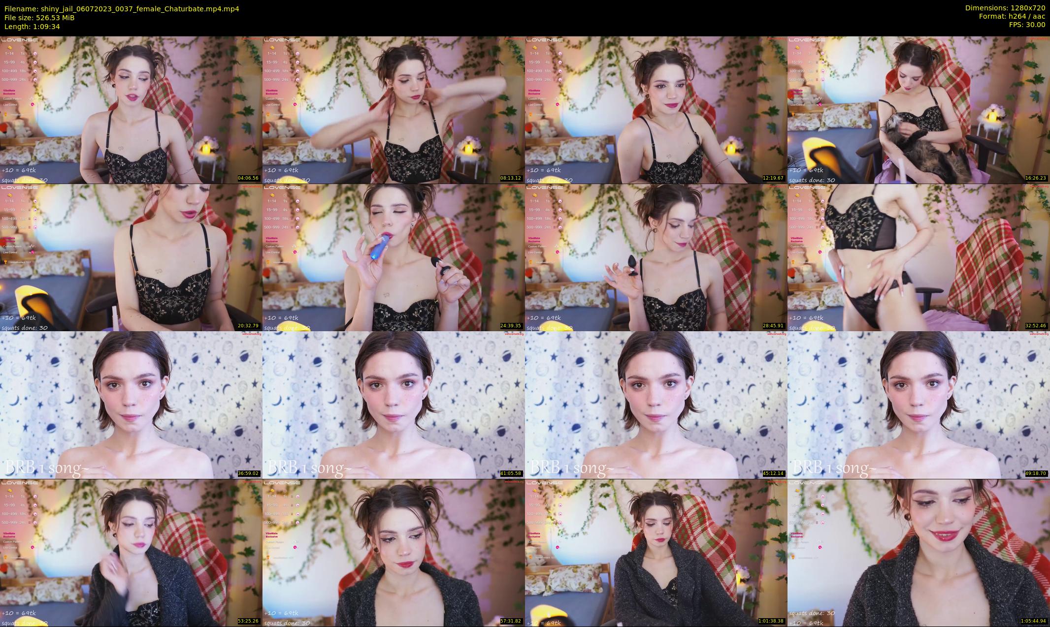 shiny_jail — 70 minute Chaturbate female cam show recording, 720p, Jul 6, 2023