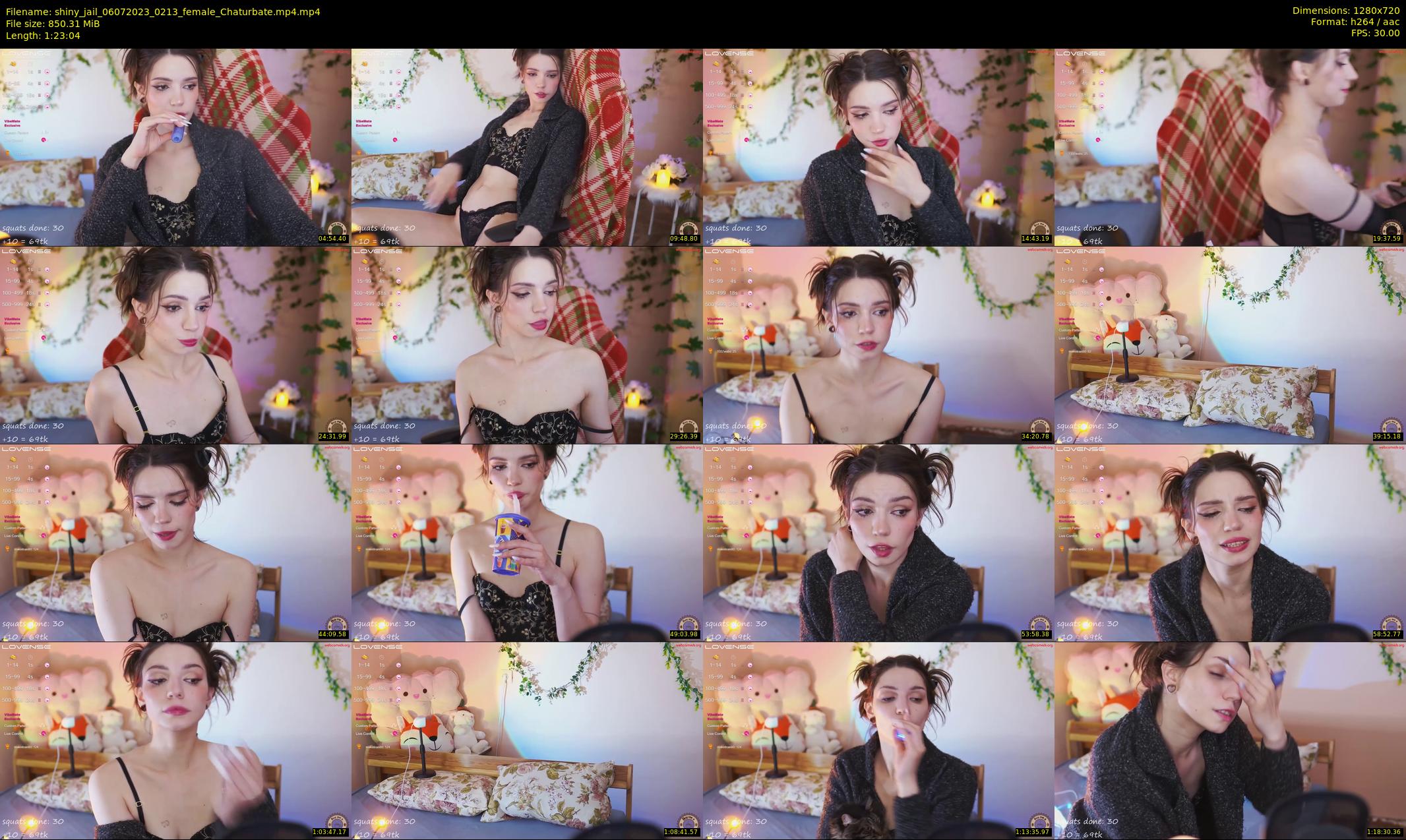 shiny_jail — 84 minute Chaturbate female cam show recording, 720p, Jul 6, 2023