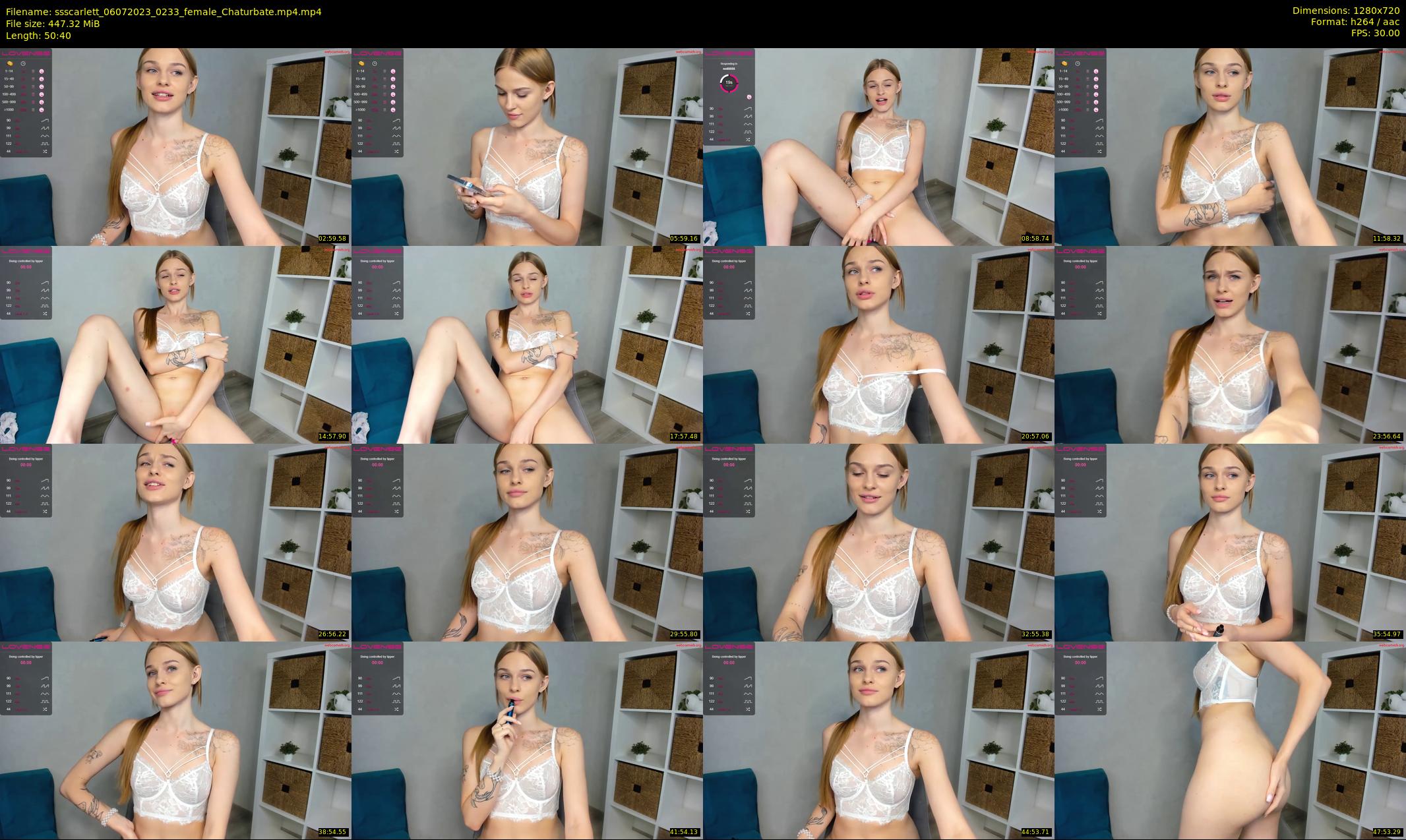 ssscarlett — 51 minute Chaturbate female cam show recording, 720p, Jul 6, 2023