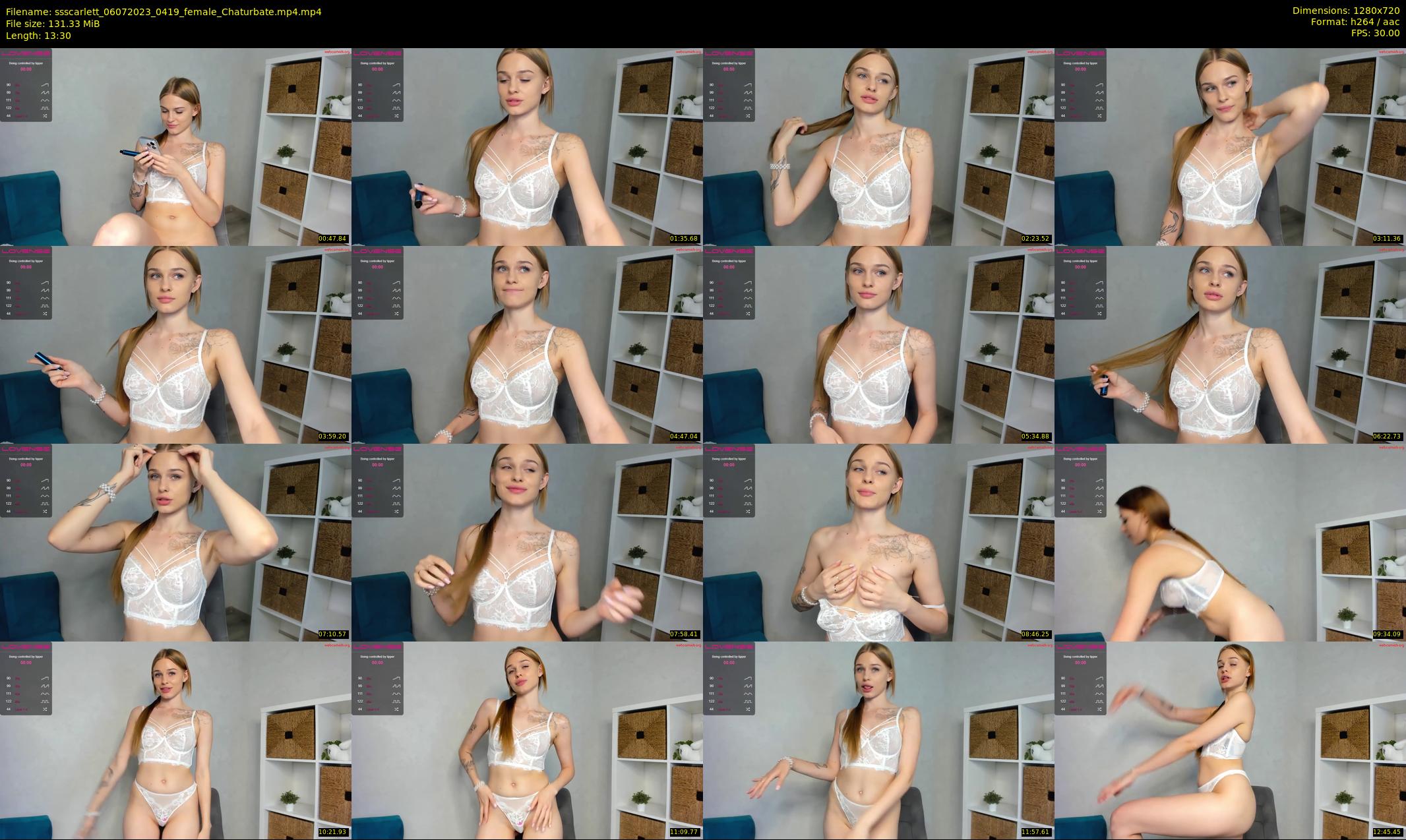 ssscarlett — 14 minute Chaturbate female cam show recording, 720p, Jul 6, 2023
