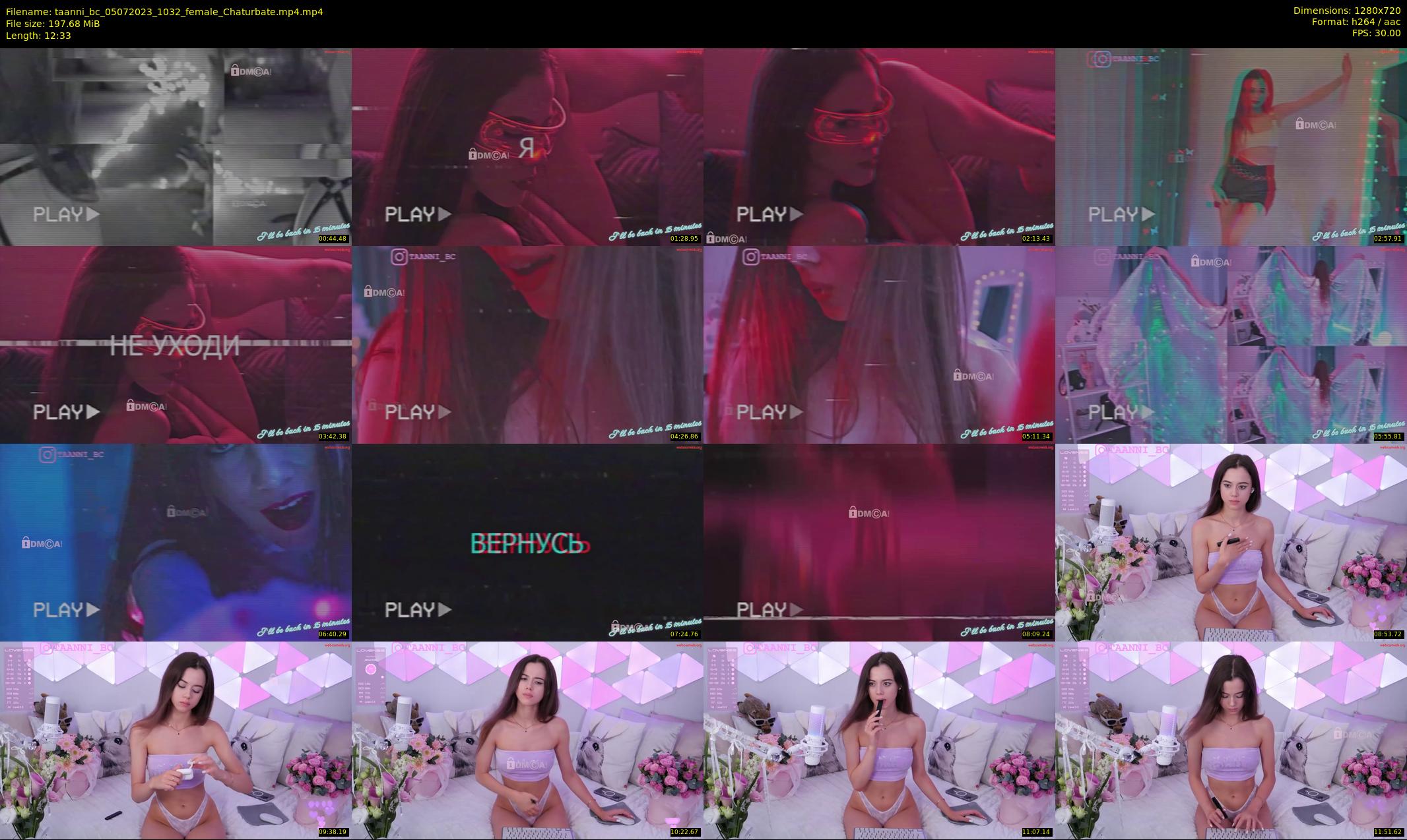 taanni_bc — 13 minute Chaturbate female cam show recording, 720p, Jul 5, 2023