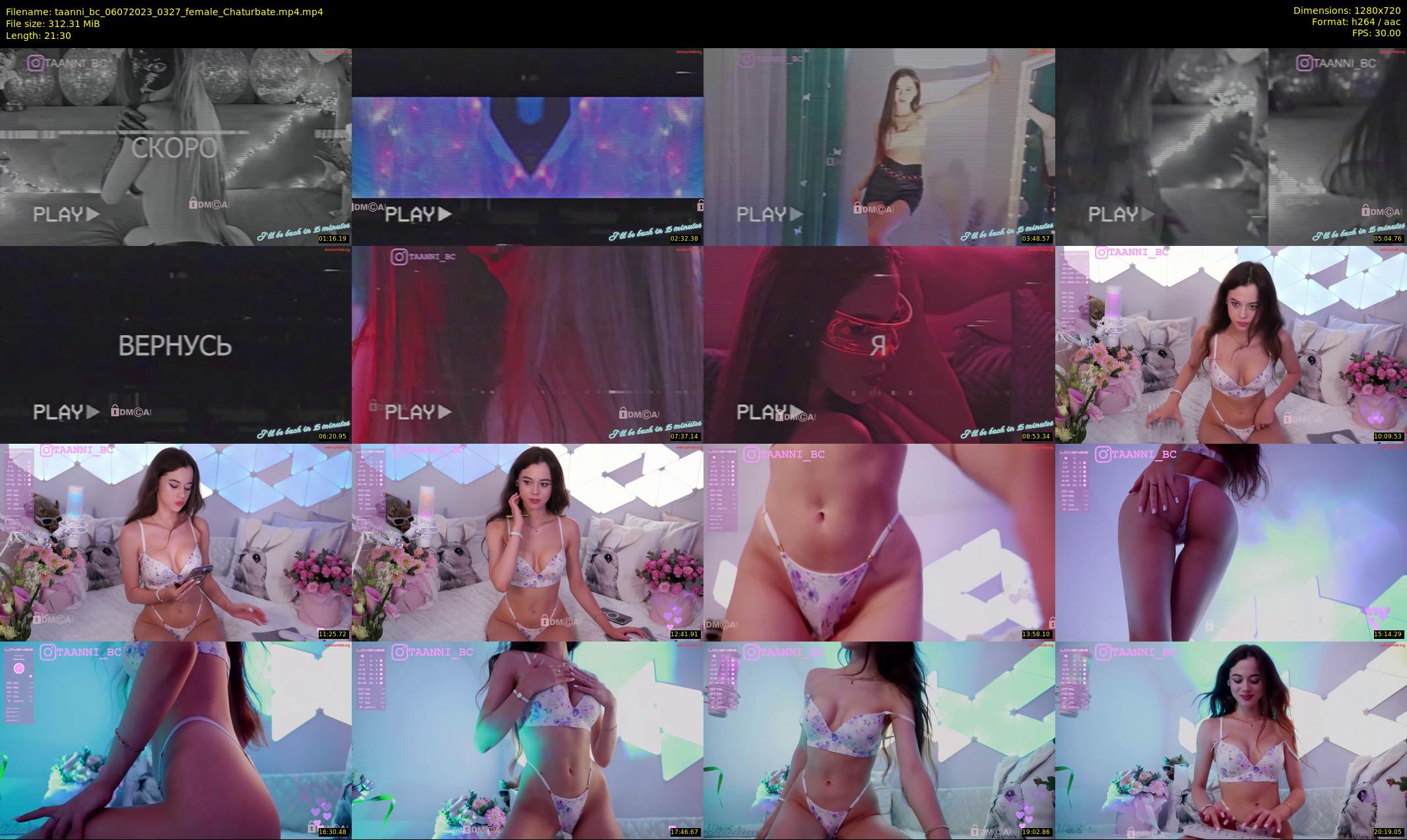 taanni_bc — 22 minute Chaturbate female cam show recording, 720p, Jul 6, 2023