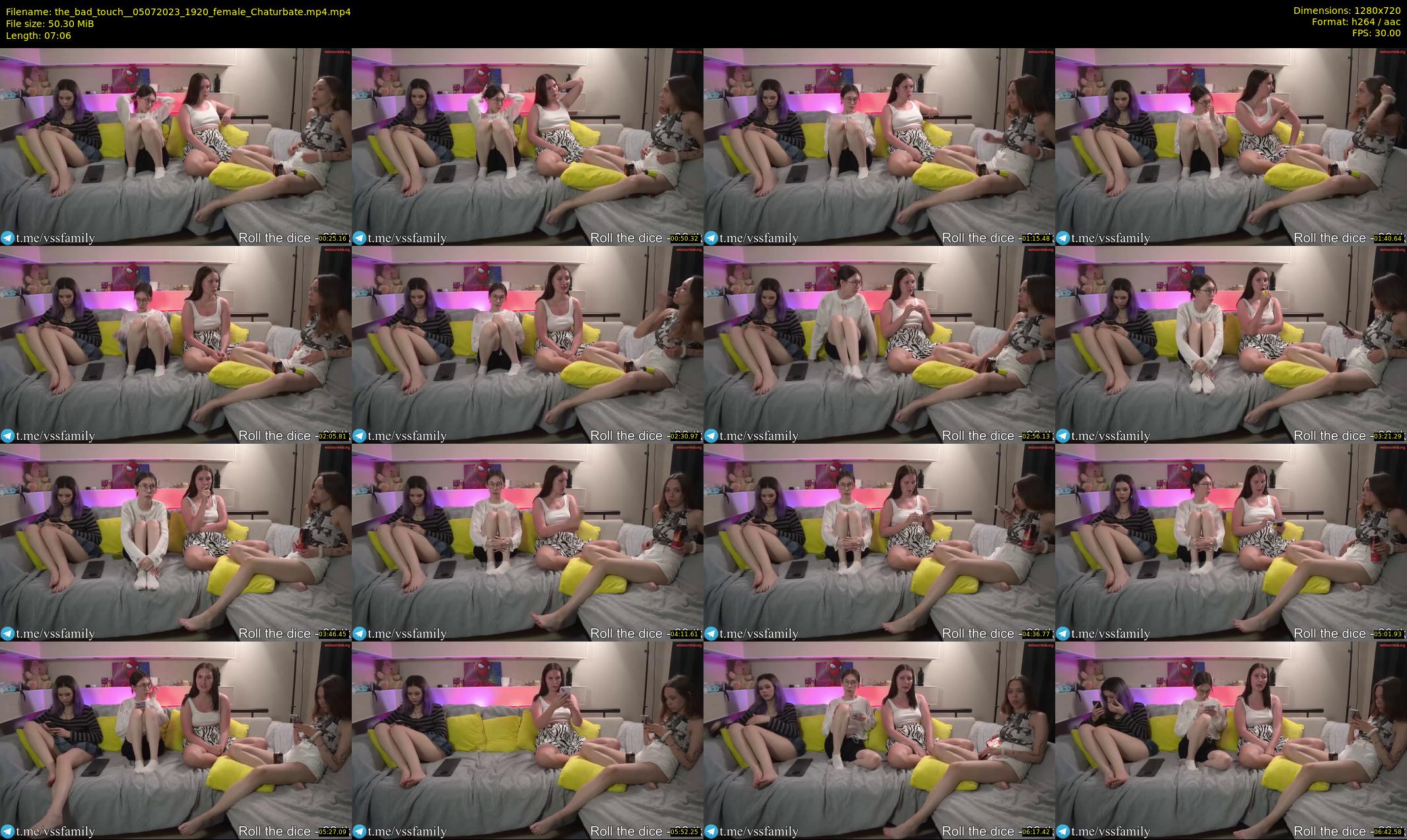 the_bad_touch_ — 8 minute Chaturbate couple cam show recording, 720p, Jul 5, 2023