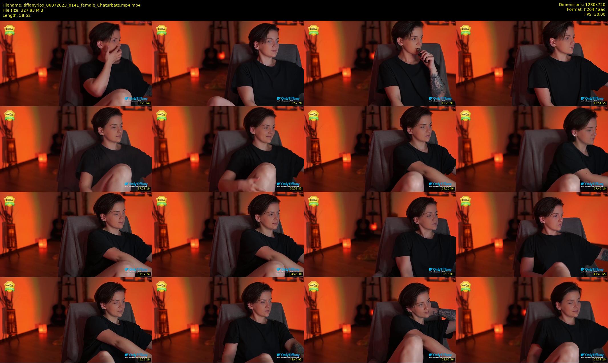 tiffanyriox — 59 minute Chaturbate female cam show recording, 720p, Jul 6, 2023