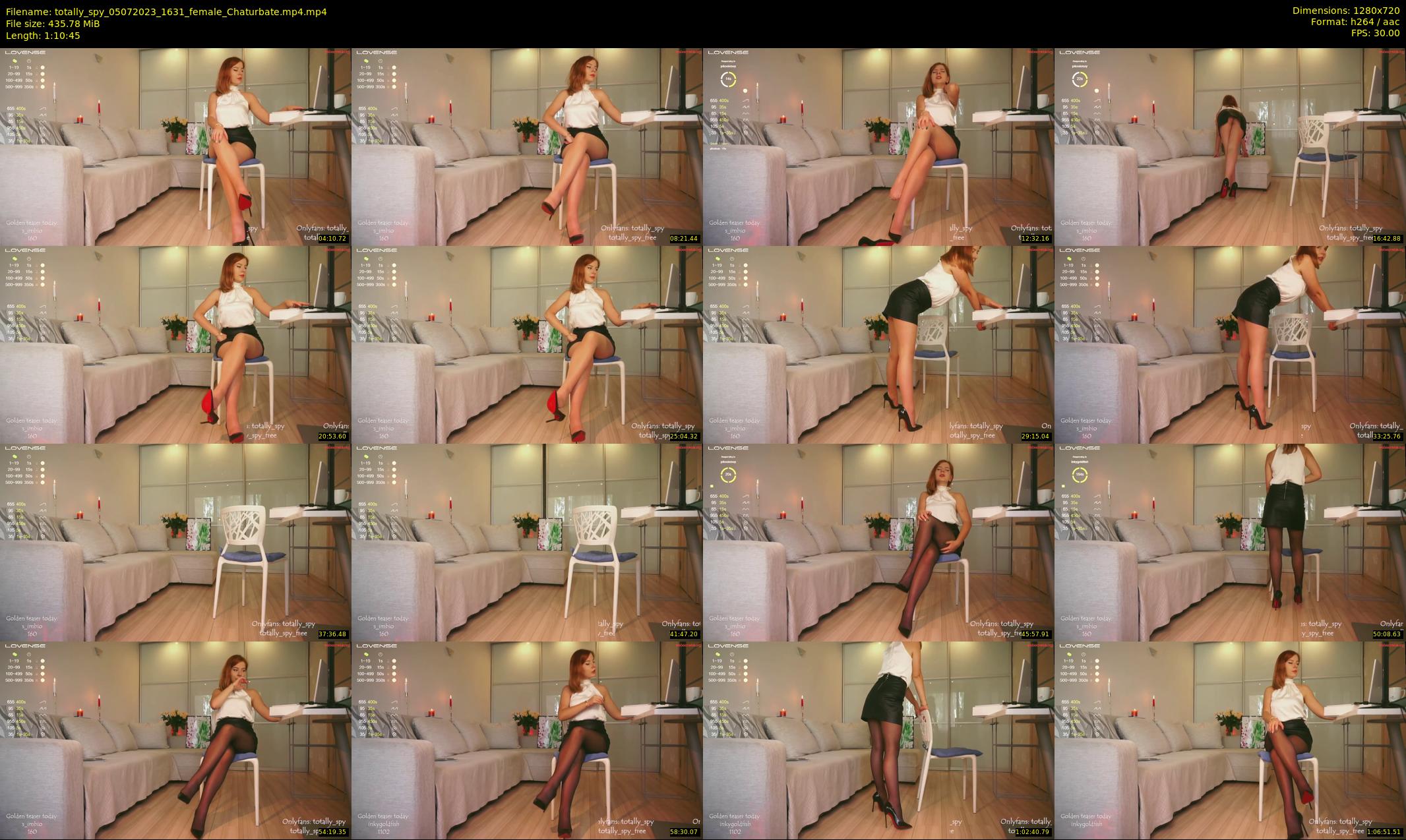 totally_spy — 71 minute Chaturbate female cam show recording, 720p, Jul 5, 2023