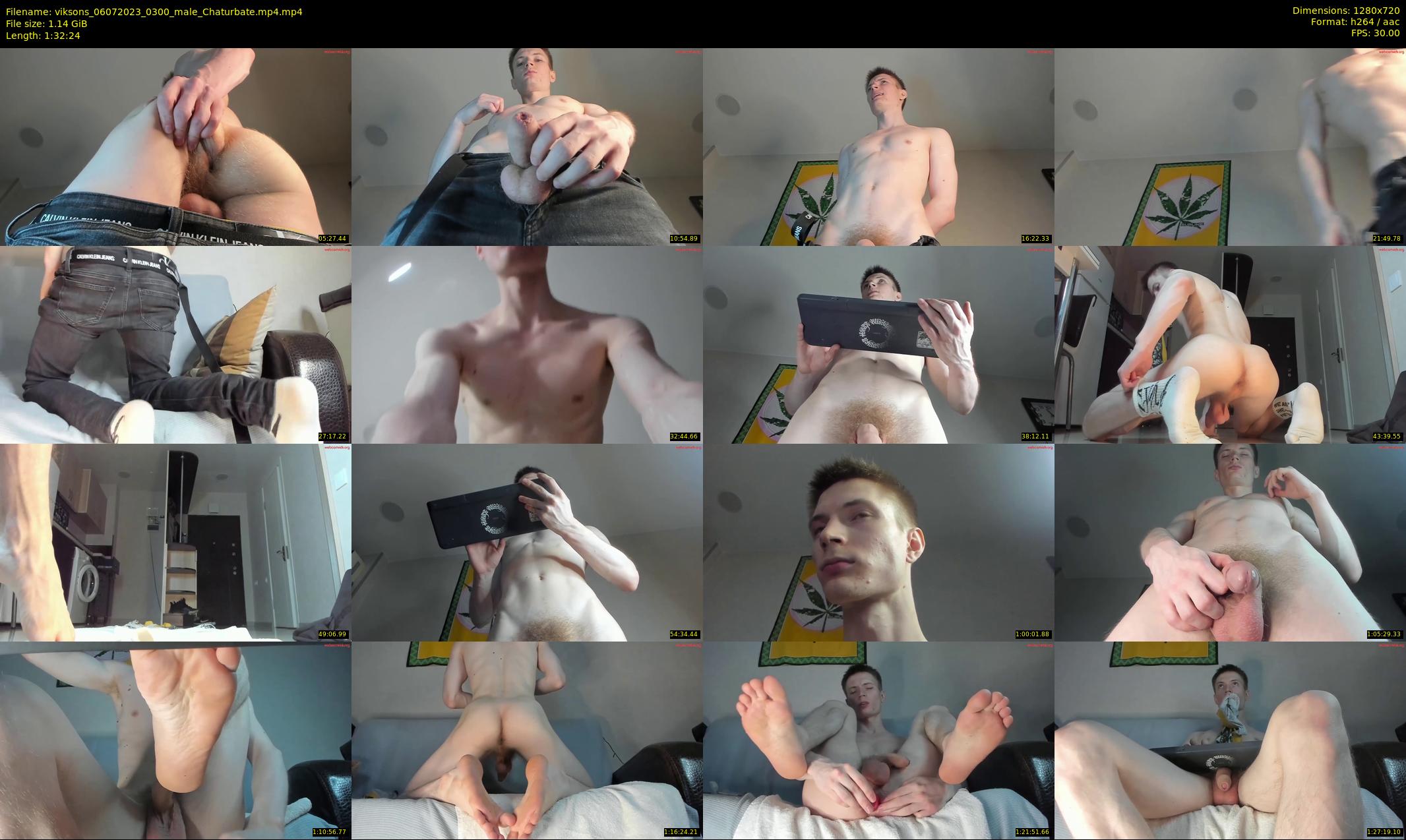 viksons — 93 minute Chaturbate male cam show recording, 720p, Jul 6, 2023