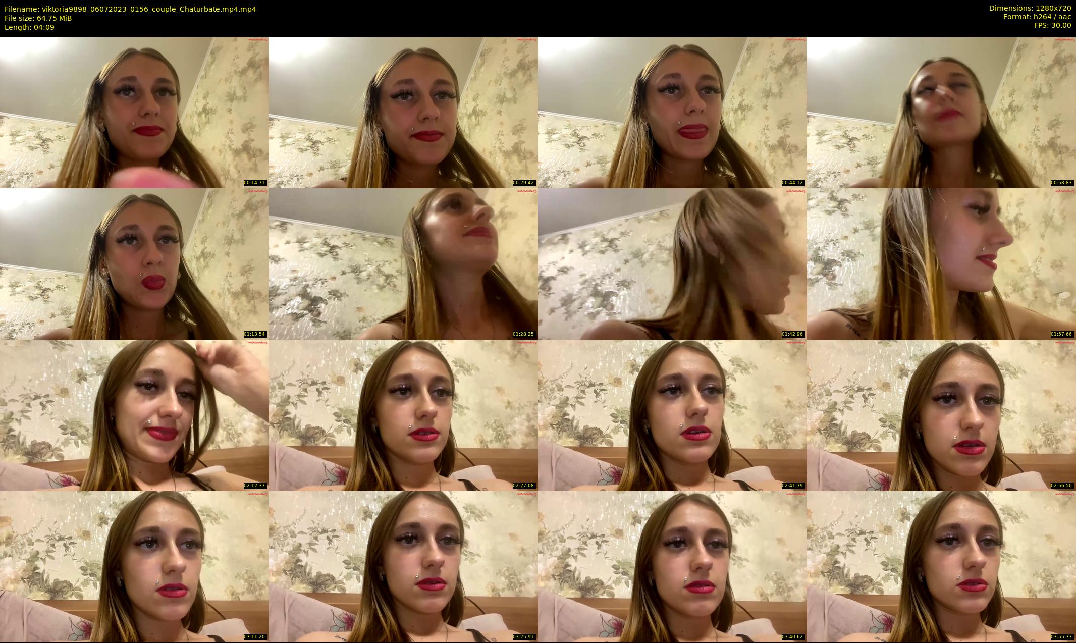 viktoria9898 — 5 minute Chaturbate couple cam show recording, 720p, Jul 6, 2023