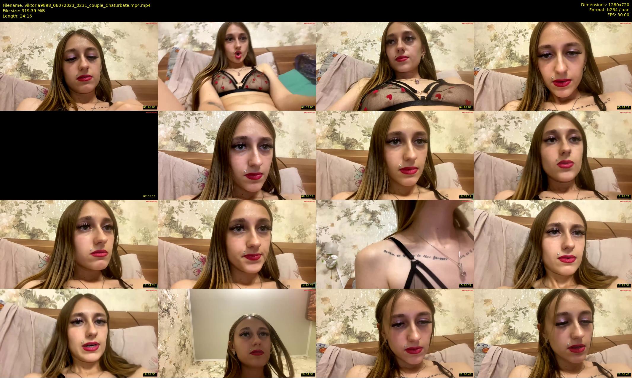 viktoria9898 — 25 minute Chaturbate couple cam show recording, 720p, Jul 6, 2023