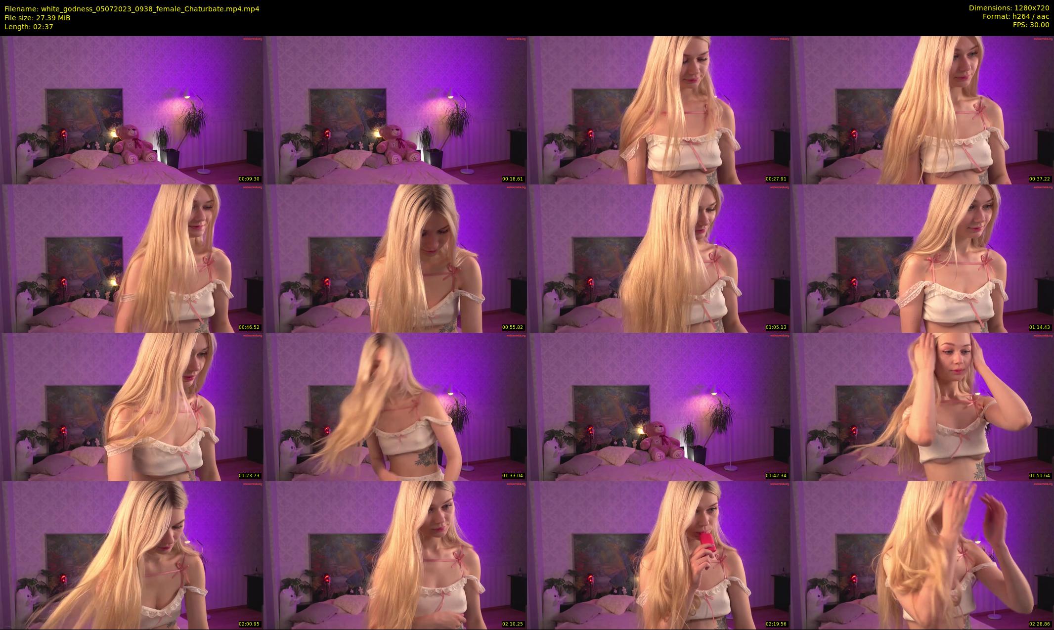 white_godness — 3 minute Chaturbate female cam show recording, 720p, Jul 5, 2023