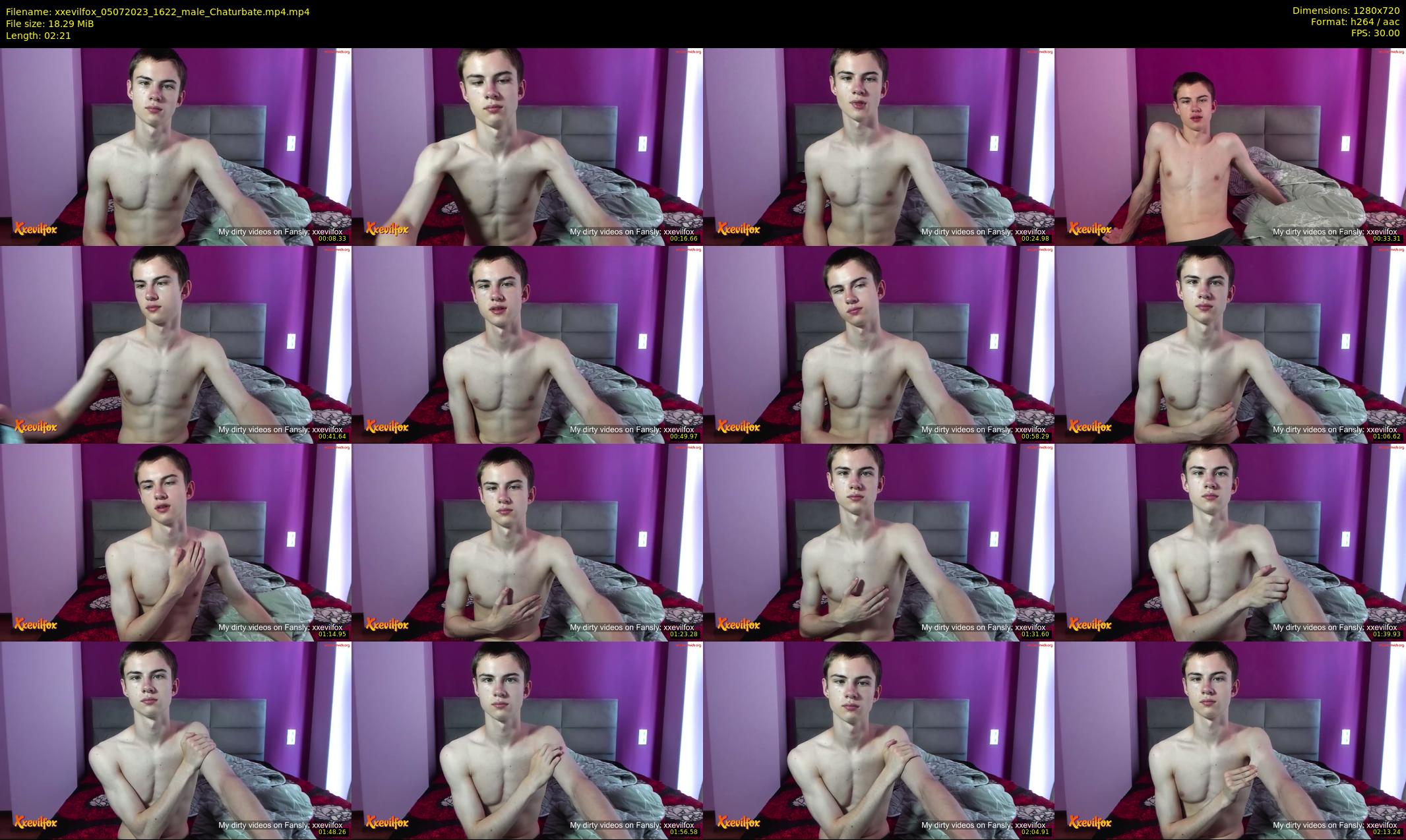 xxevilfox — 3 minute Chaturbate male cam show recording, 720p, Jul 5, 2023