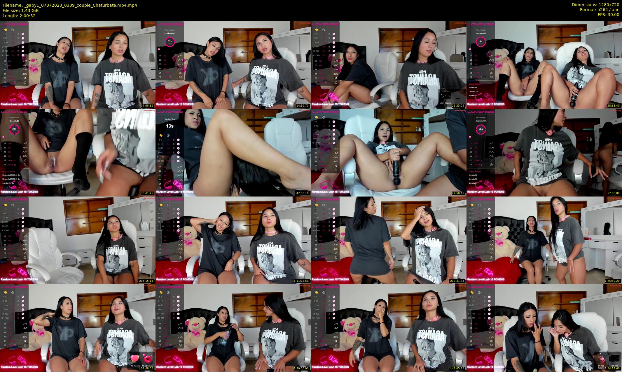 _gaby1 — 121 minute Chaturbate female cam show recording, 720p, Jul 7, 2023