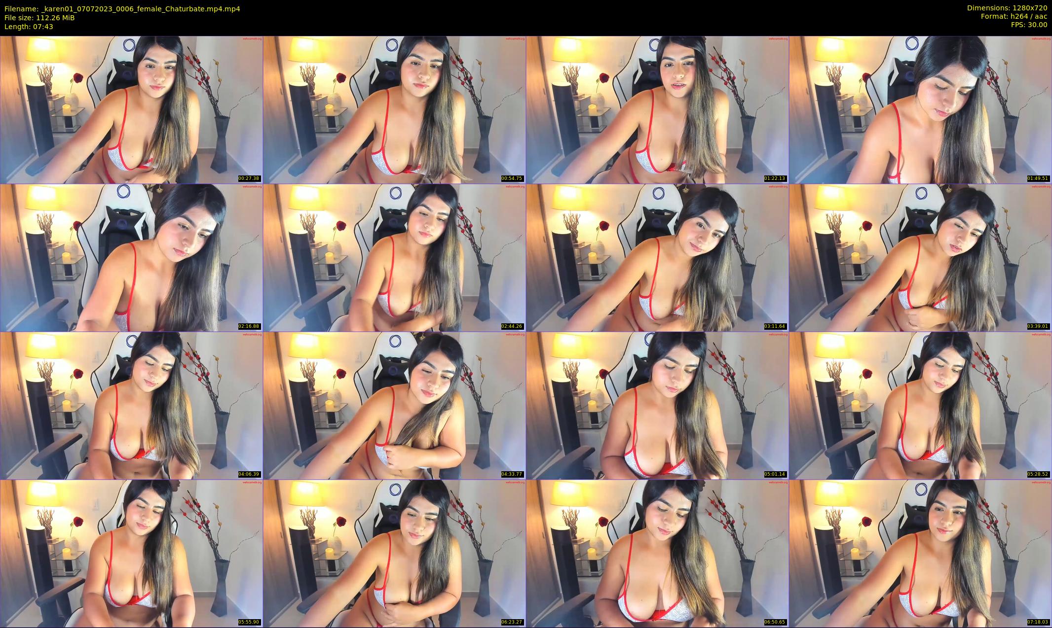 _karen01 — 8 minute Chaturbate female cam show recording, 720p, Jul 7, 2023