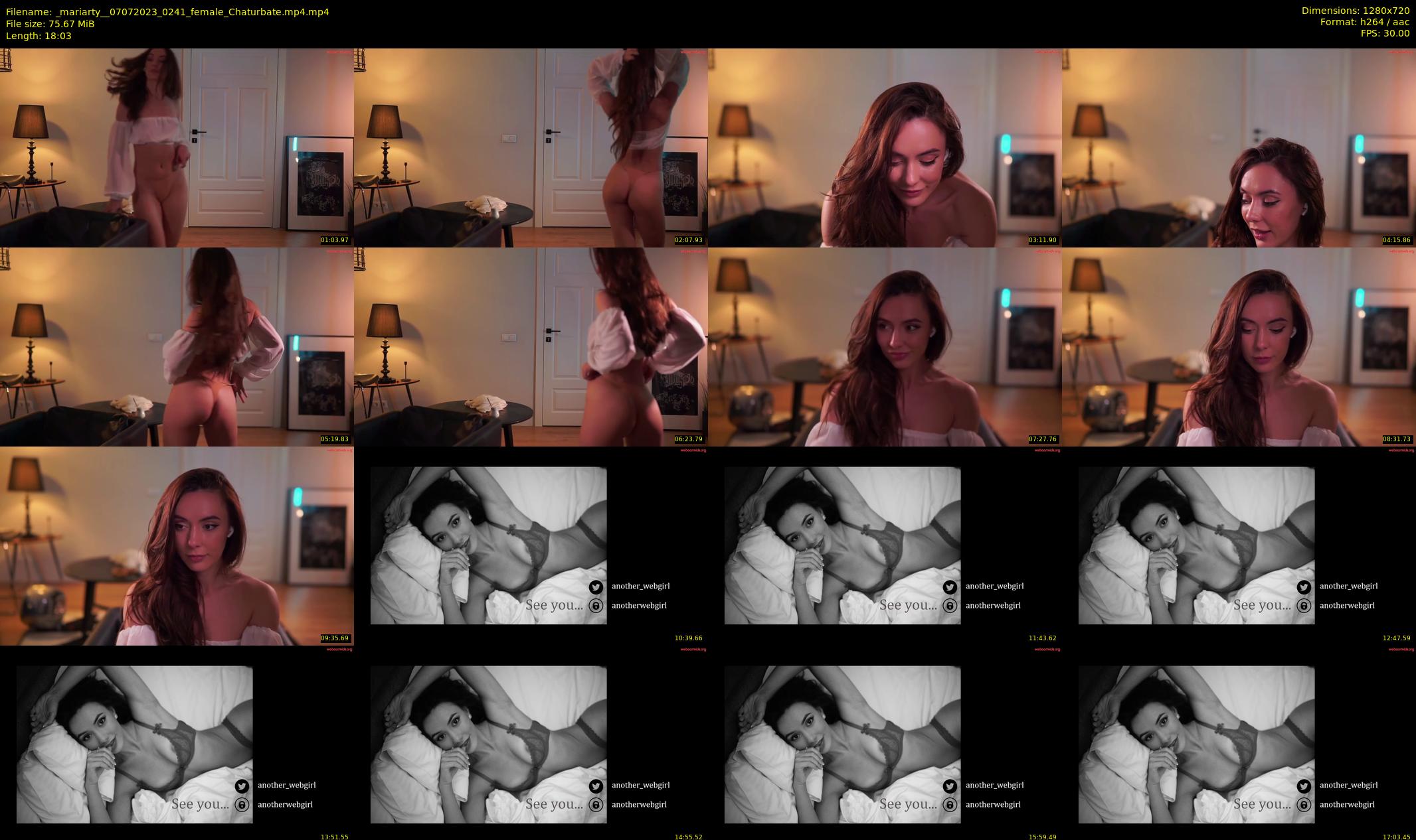 _mariarty_ — 19 minute Chaturbate female cam show recording, 720p, Jul 7, 2023