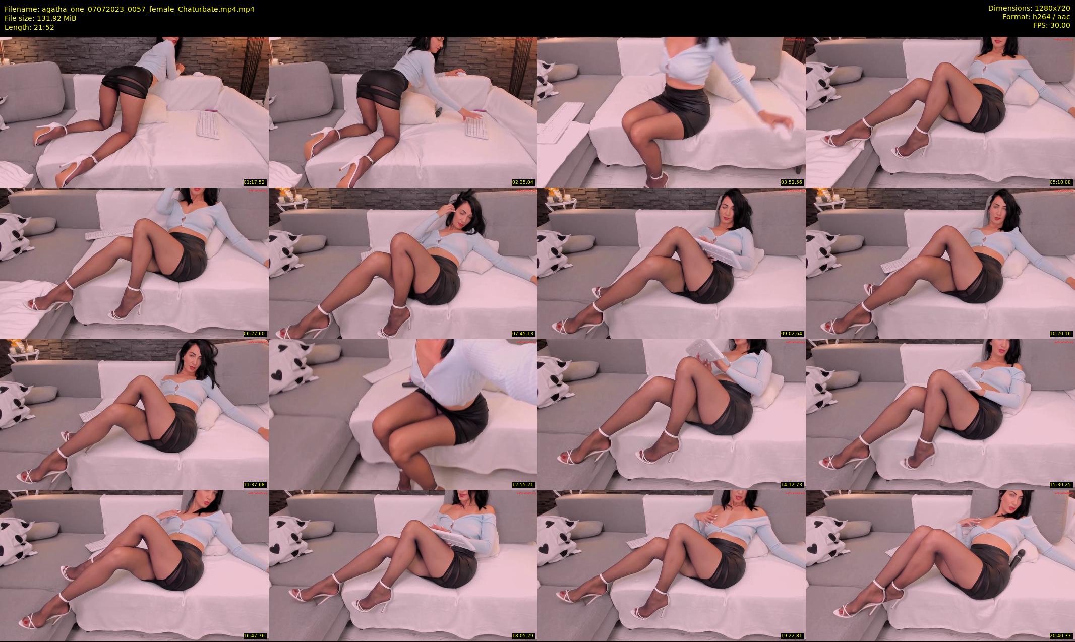 agatha_one — 22 minute Chaturbate female cam show recording, 720p, Jul 7, 2023