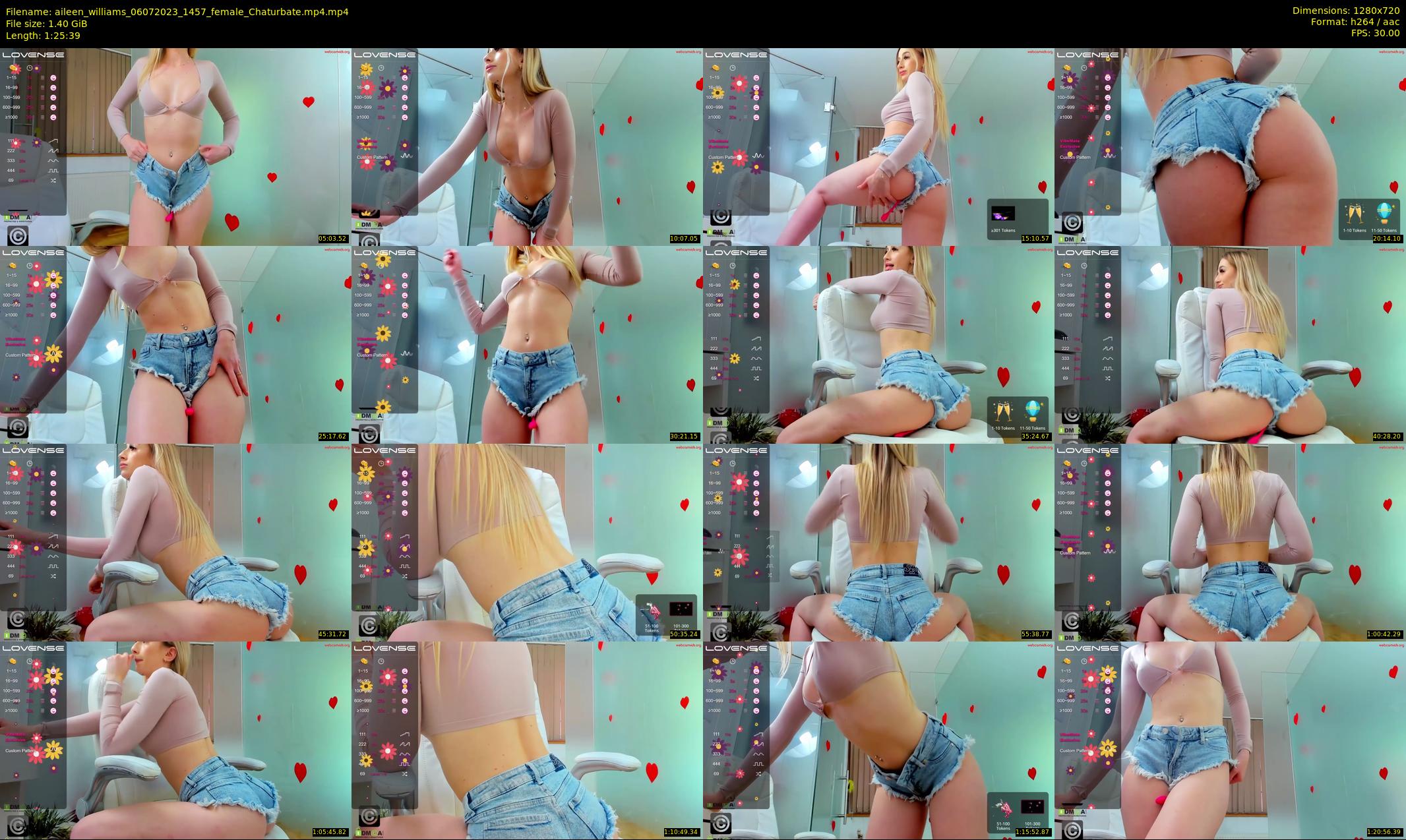 aileen_williams — 86 minute Chaturbate female cam show recording, 720p, Jul 6, 2023