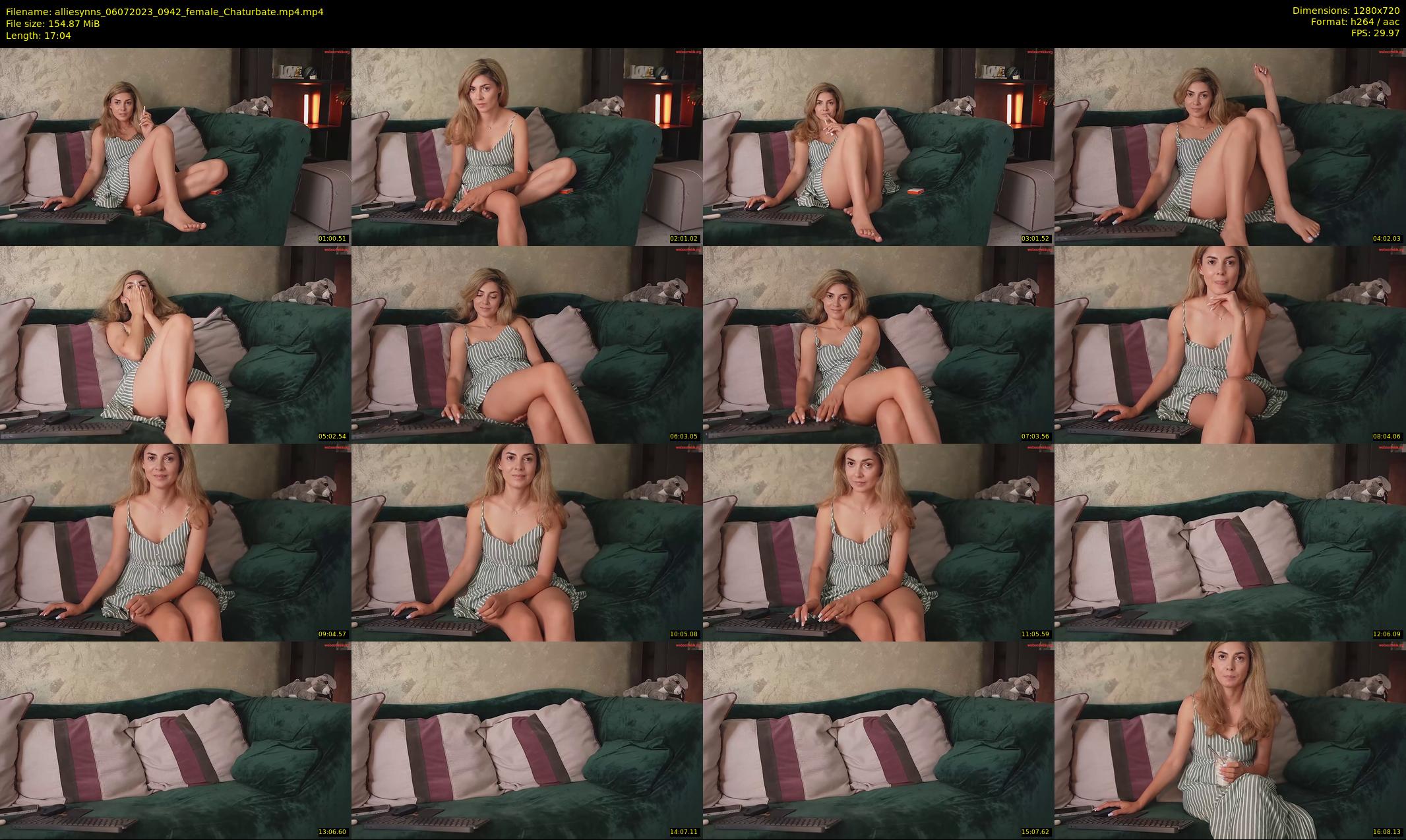 alliesynns — 18 minute Chaturbate female cam show recording, 720p, Jul 6, 2023
