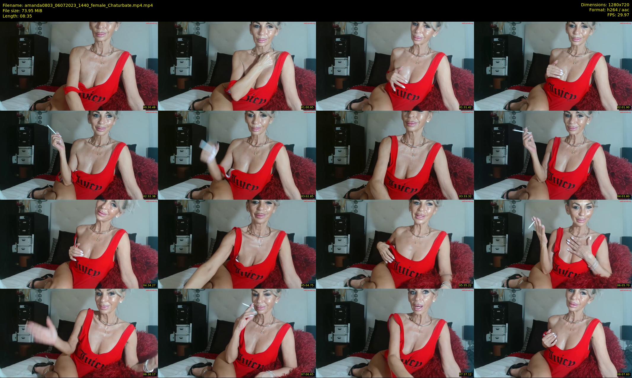 amanda0803 — 9 minute Chaturbate female cam show recording, 720p, Jul 6, 2023