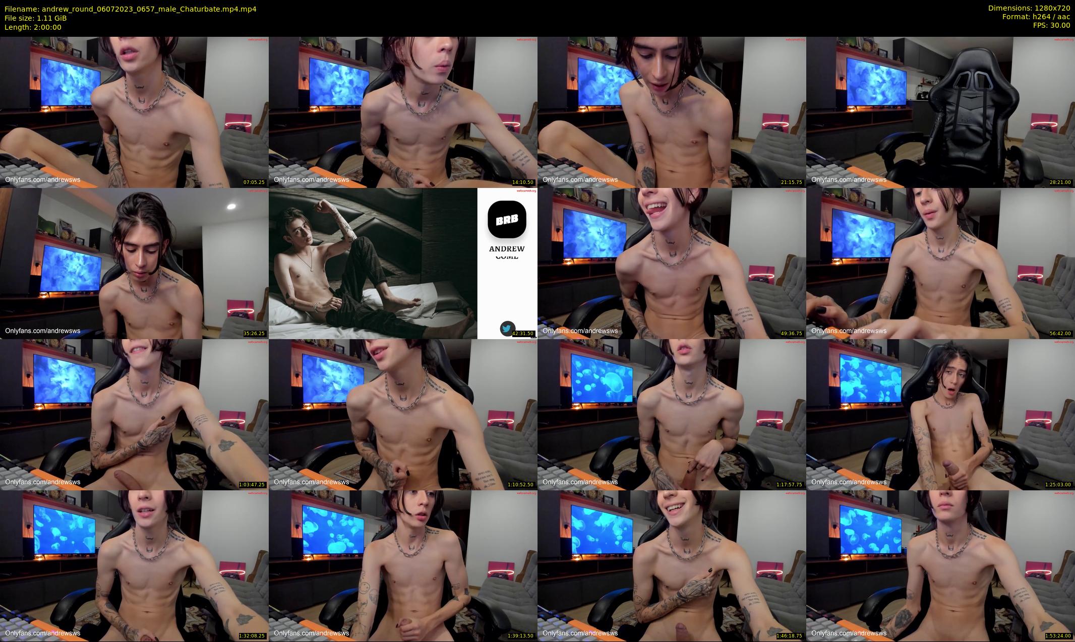 andrew_round — 120 minute Chaturbate male cam show recording, 720p, Jul 6, 2023