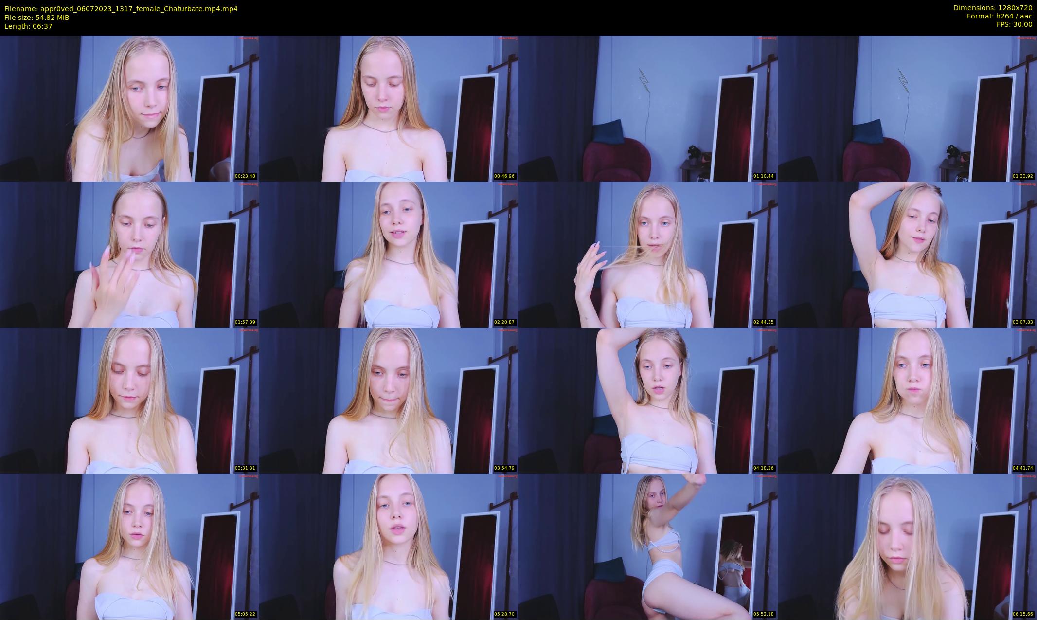 appr0ved — 7 minute Chaturbate female cam show recording, 720p, Jul 6, 2023