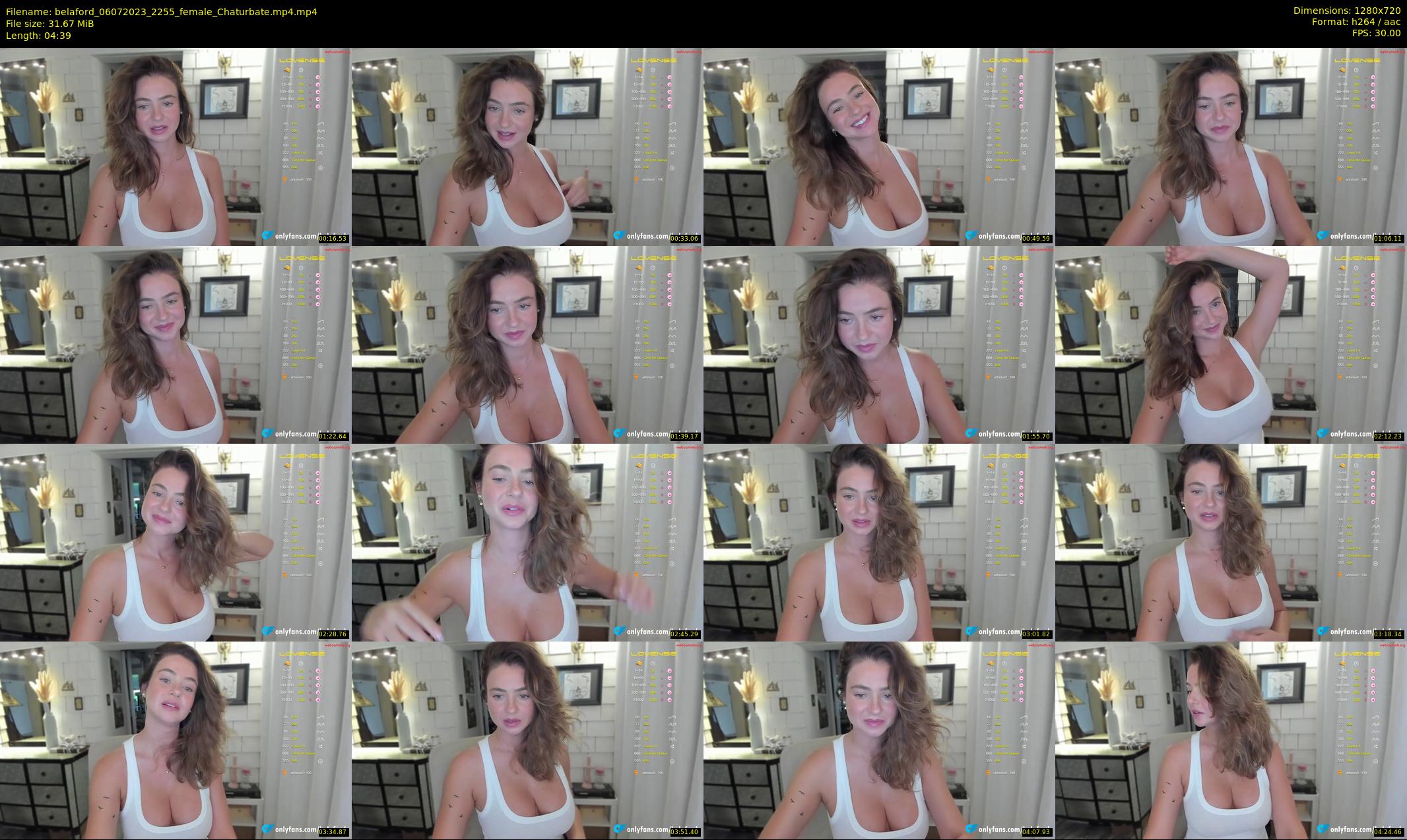 belaford — 5 minute Chaturbate female cam show recording, 720p, Jul 6, 2023