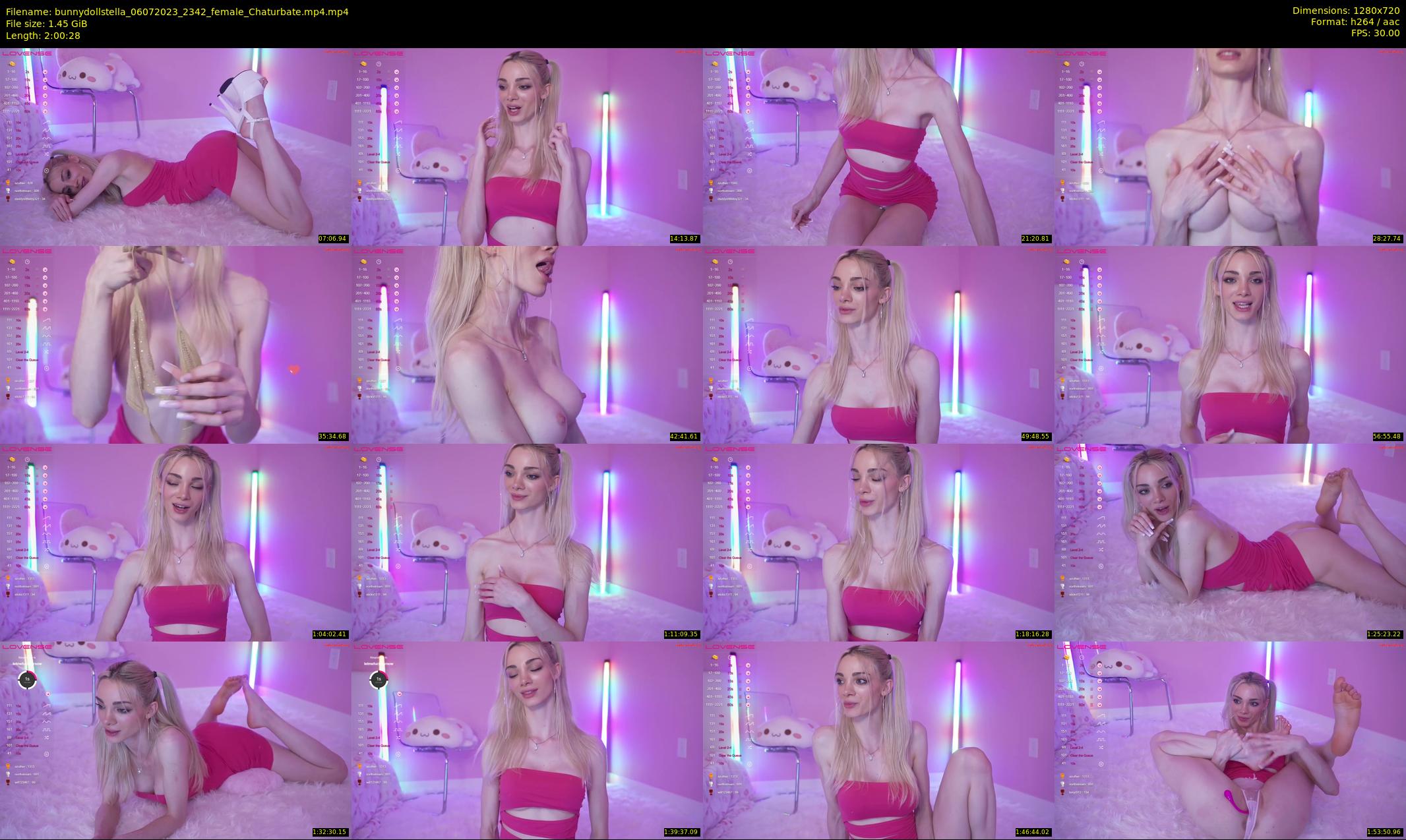 bunnydollstella — 121 minute Chaturbate female cam show recording, 720p, Jul 6, 2023