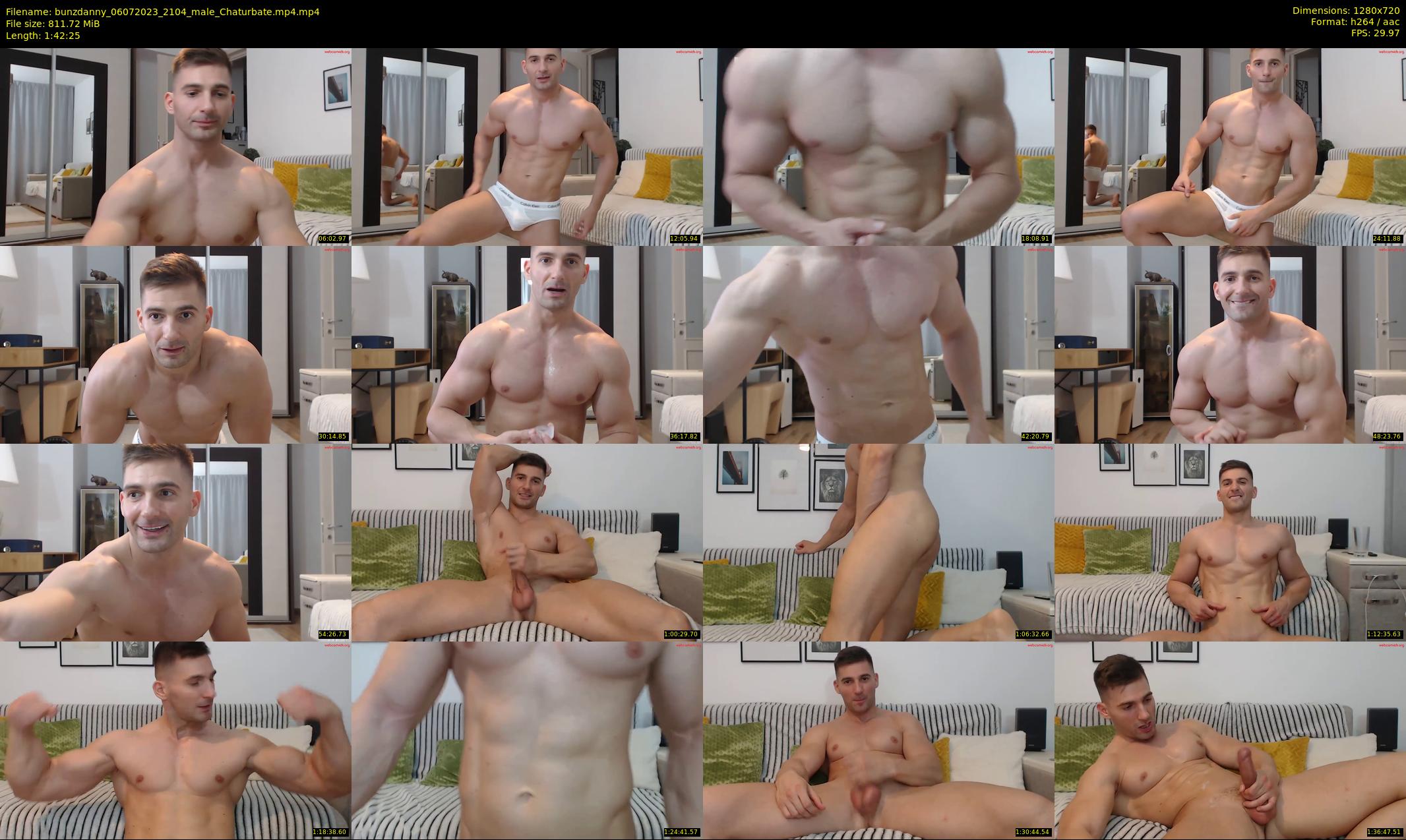 bunzdanny — 103 minute Chaturbate male cam show recording, 720p, Jul 6, 2023